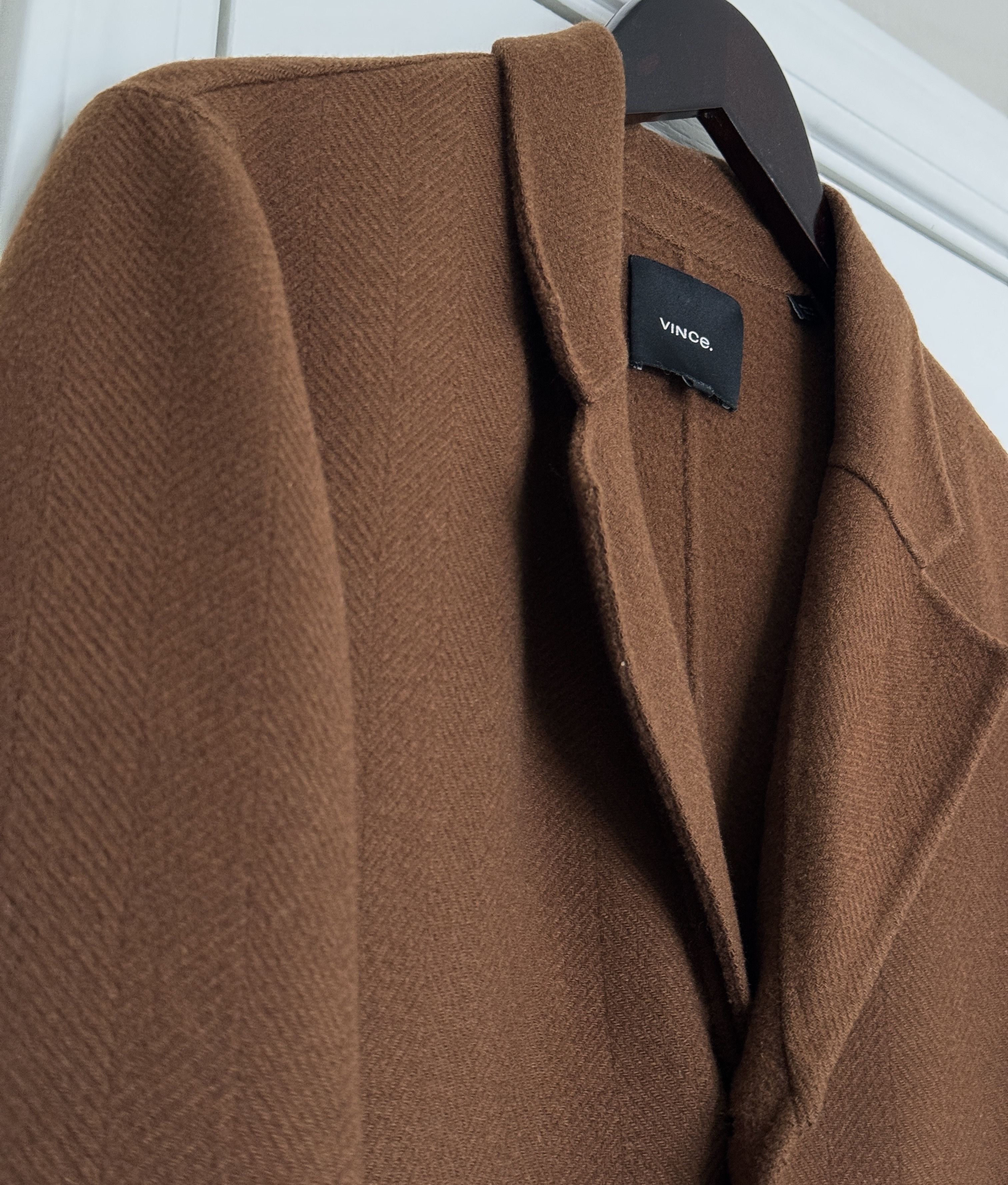 Vince Wool Coat Cashmere Brown Long Jacket Size US S / EU 44-46 / 1 - 2 Thumbnail