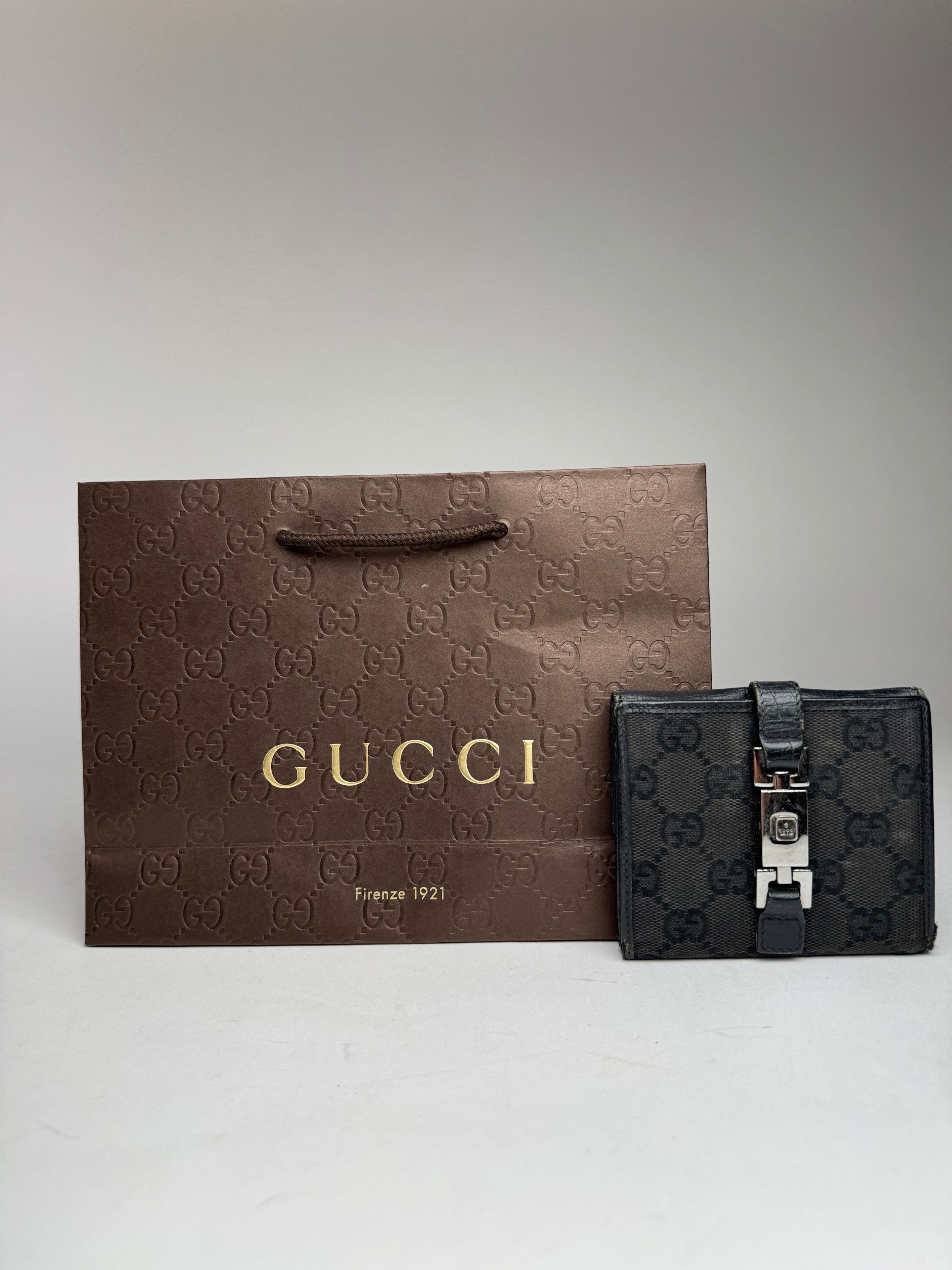 Gucci Vintage Monogramm Wallet Jackie Vintage Black Size ONE SIZE - 1 Thumbnail