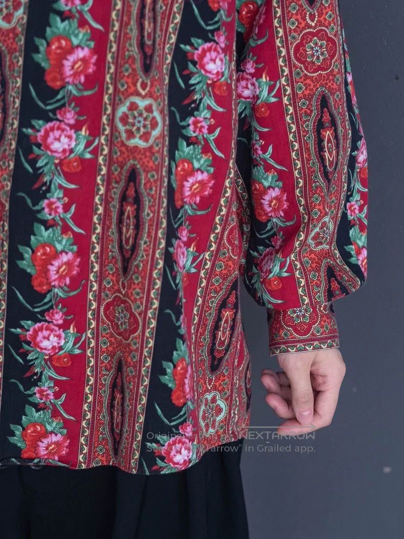 Kenzo Kenzo Men's floral ethnic style shirt Size US M / EU 48-50 / 2 - 4 Thumbnail