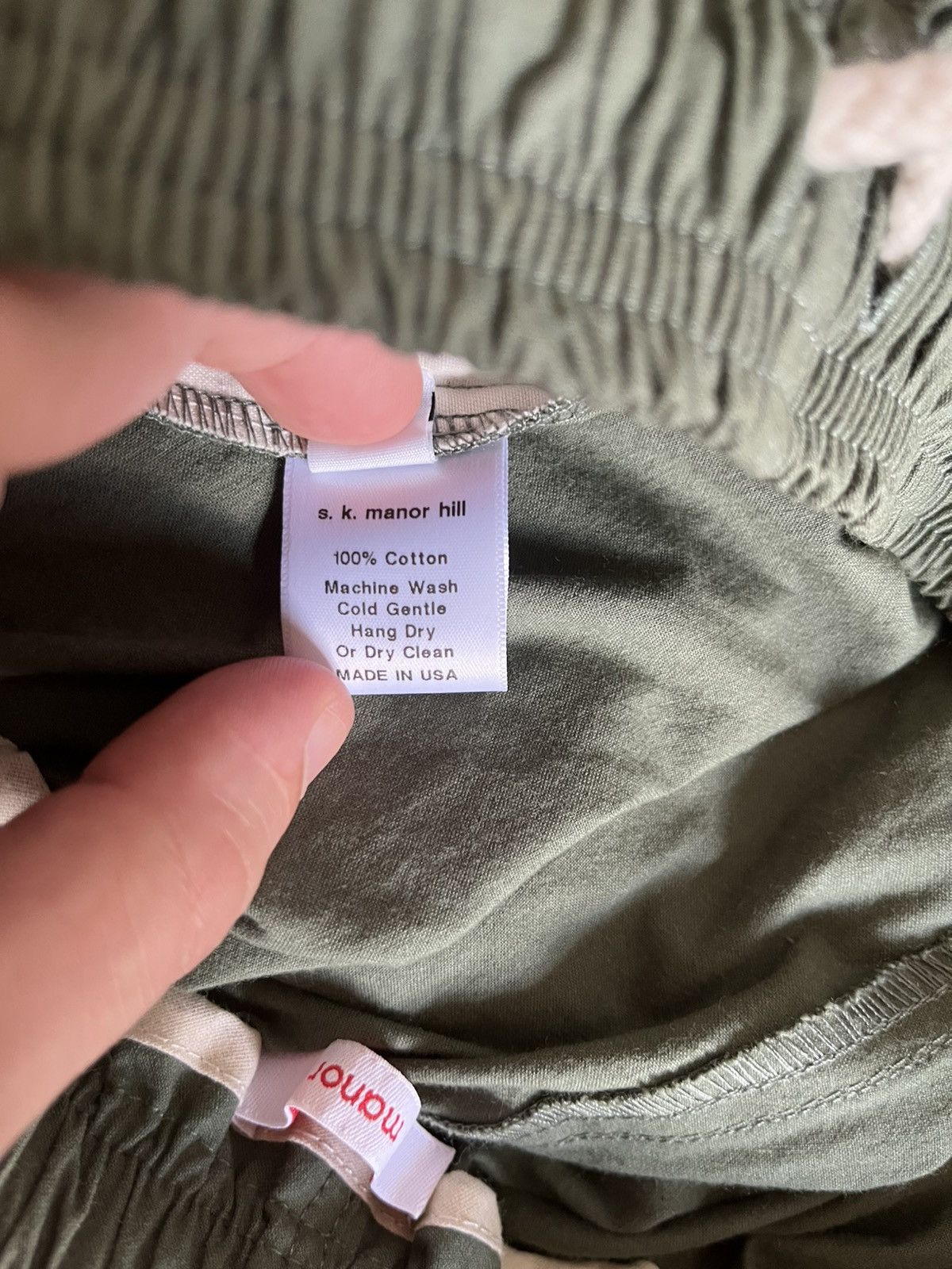 s.k. manor hill S.K. Manor hill olive cotton shorts Size US 29 - 7 Thumbnail