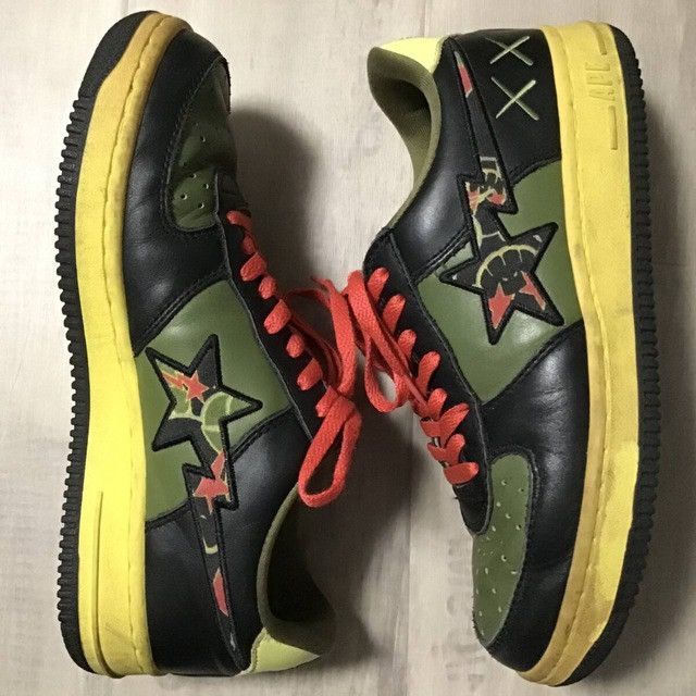 Bape × Kaws × Nigo KAWS × BAPE STA Leather Sneakers a bathing ape star NIGO Size US 8.5 / EU 41-42 - 3 Thumbnail