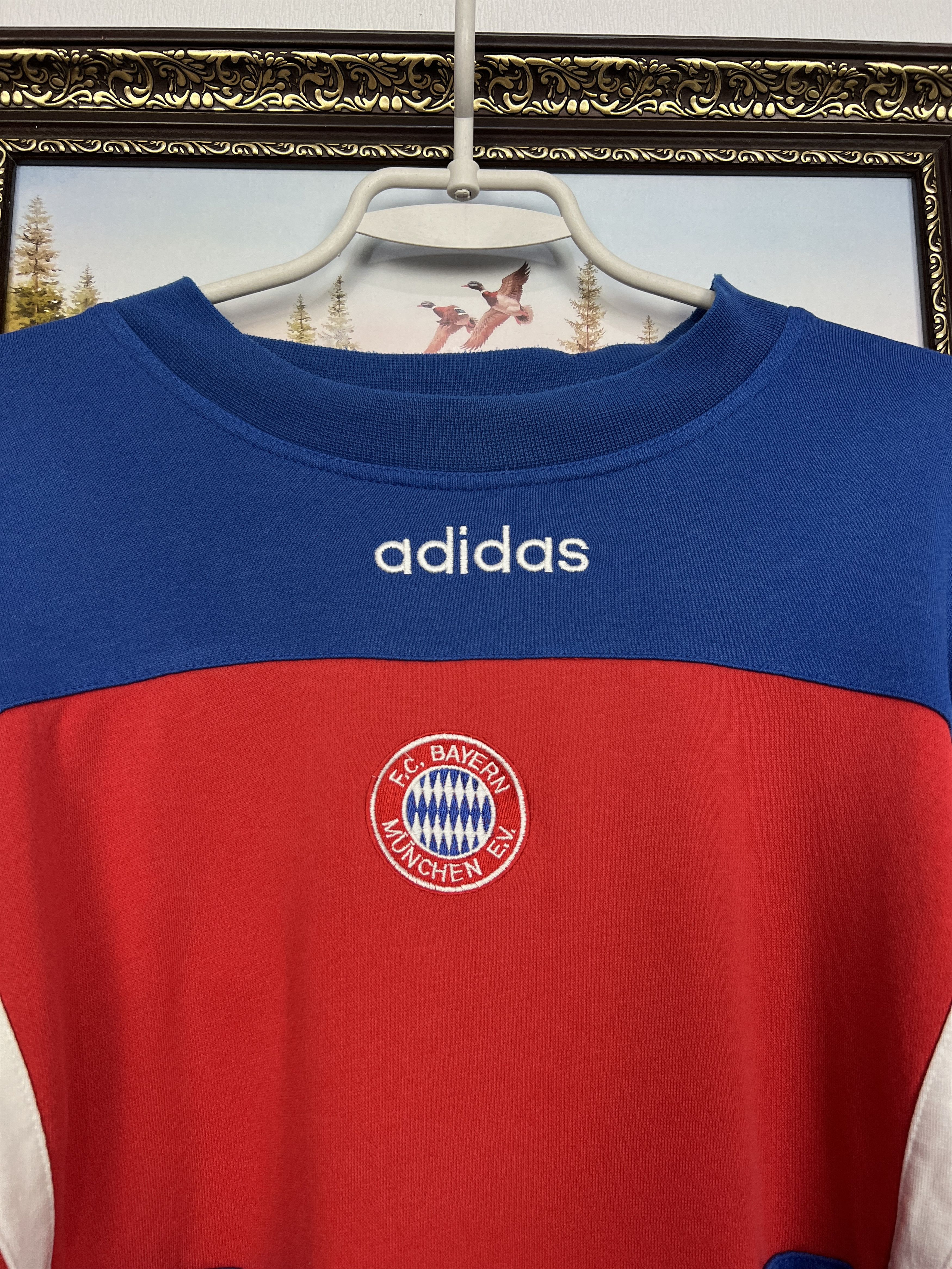 Adidas Vintage 90's Bayern Munich Football Sweatshirt Soccer Rare Size US M / EU 48-50 / 2 - 3 Thumbnail