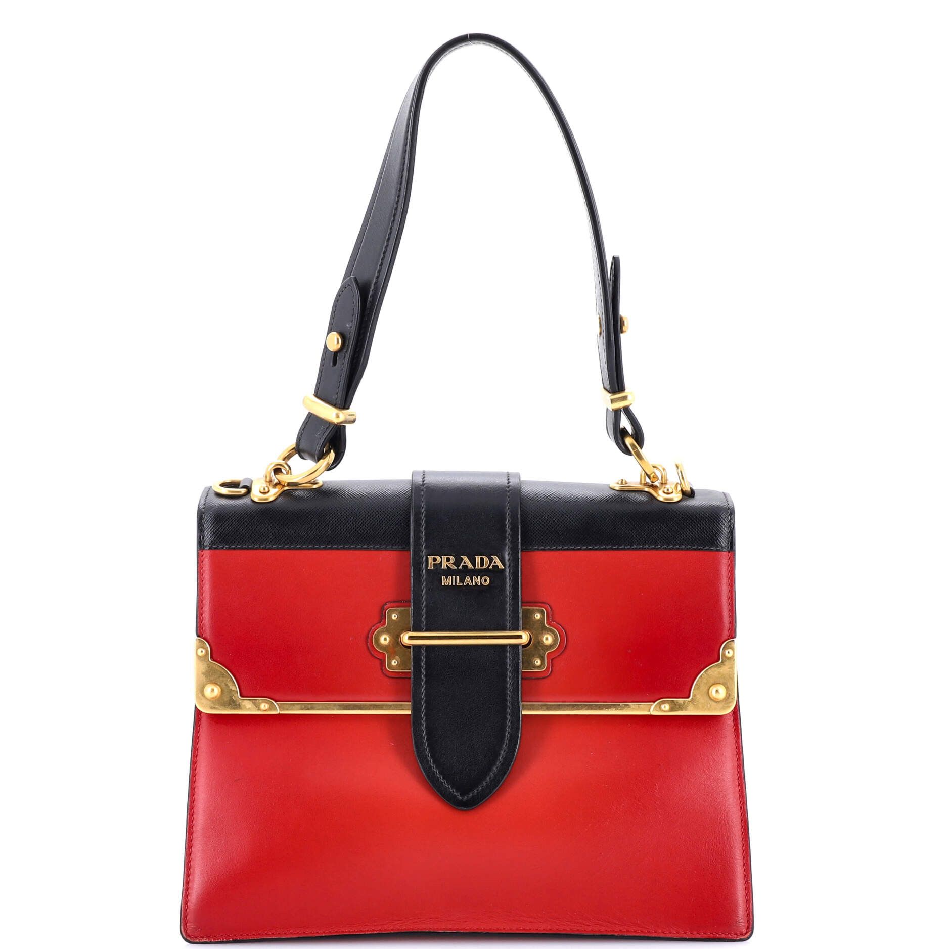Prada Cahier Convertible Shoulder Bag Size ONE SIZE - 1 Thumbnail
