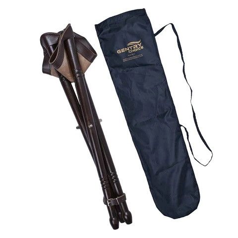 Handmade Portable Tripod Stool with Leather Seat 3-Legged Size ONE SIZE - 5 Thumbnail