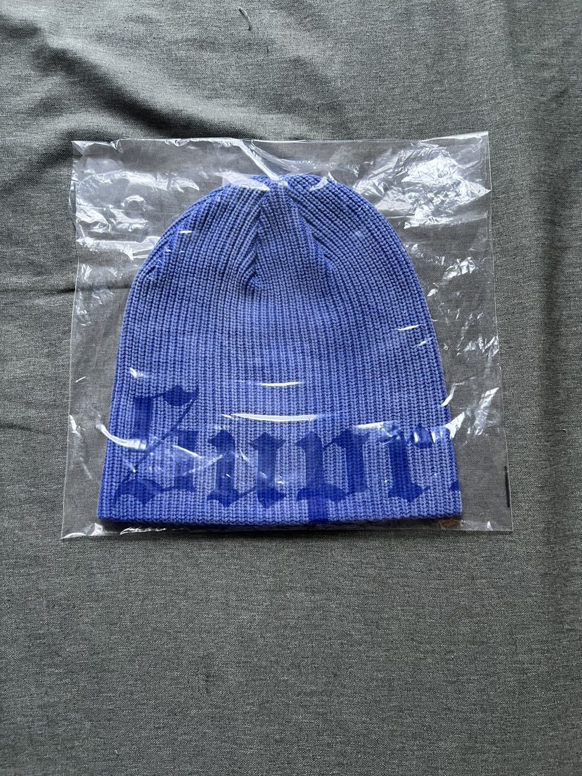 Supreme Supreme Old English Printed Beanie Blue Size ONE SIZE - 1 Thumbnail