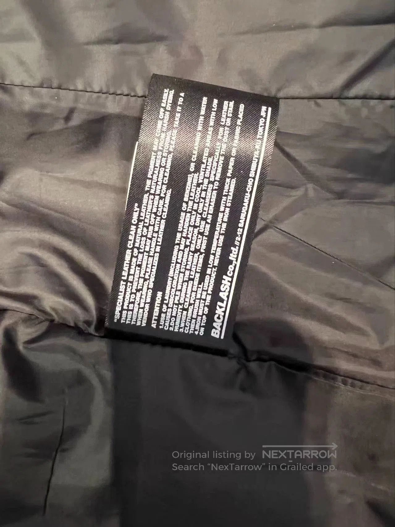 Isamu Katayama Backlash Black Quilted Puffer Jacket Size S. Size US L / EU 52-54 / 3 - 7 Thumbnail