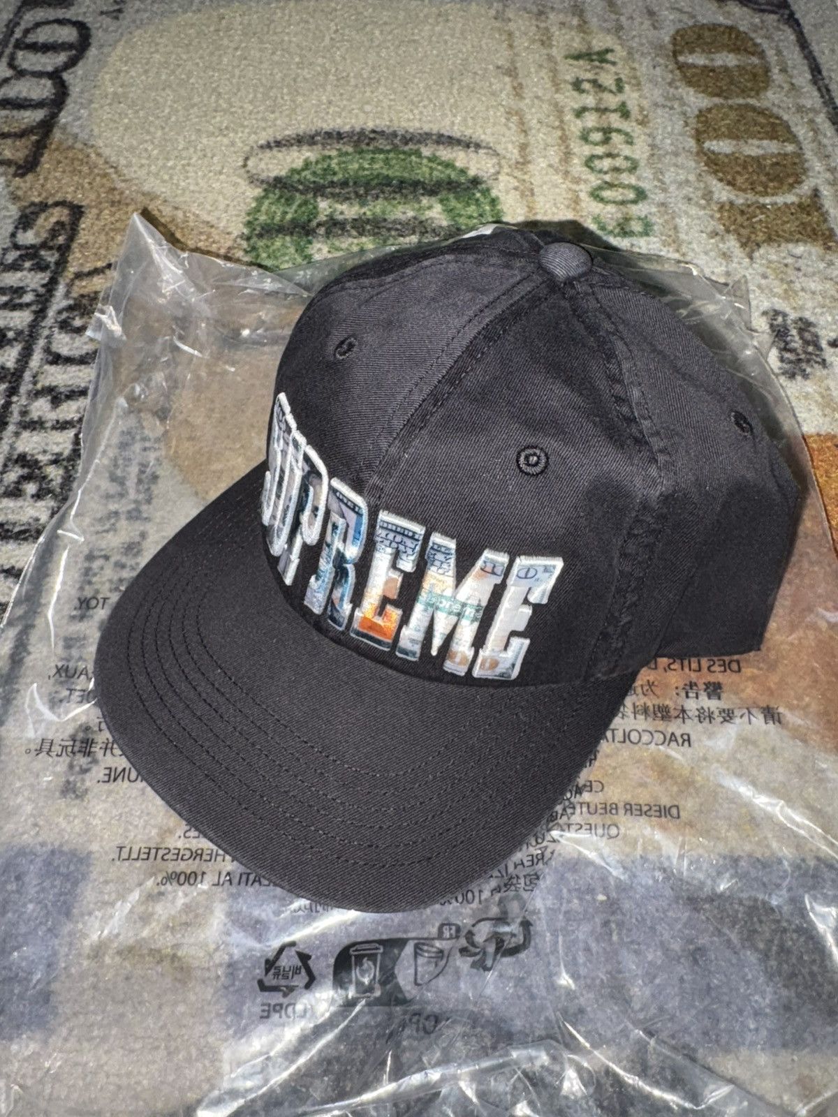 Supreme × True Religion BLACK Supreme True Religion Black 6-Panel