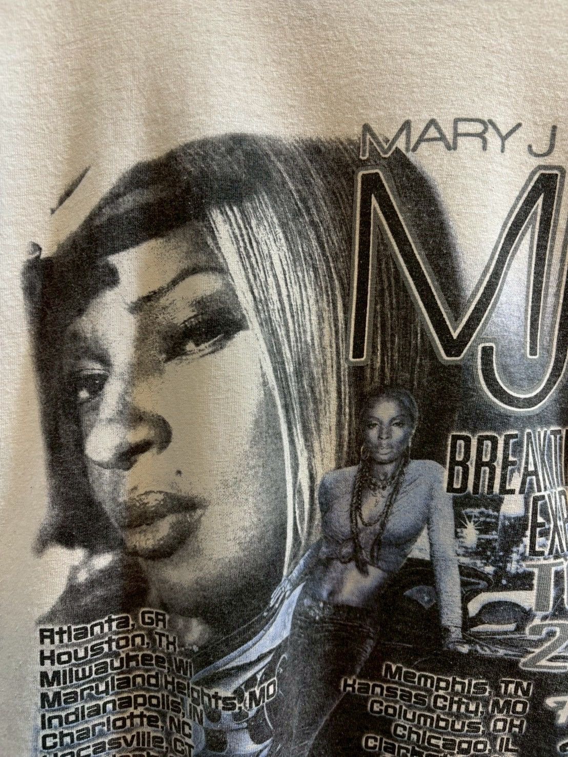 Band Tees Mary J Blige tour 2006 Size US XL / EU 56 / 4 - 7 Thumbnail