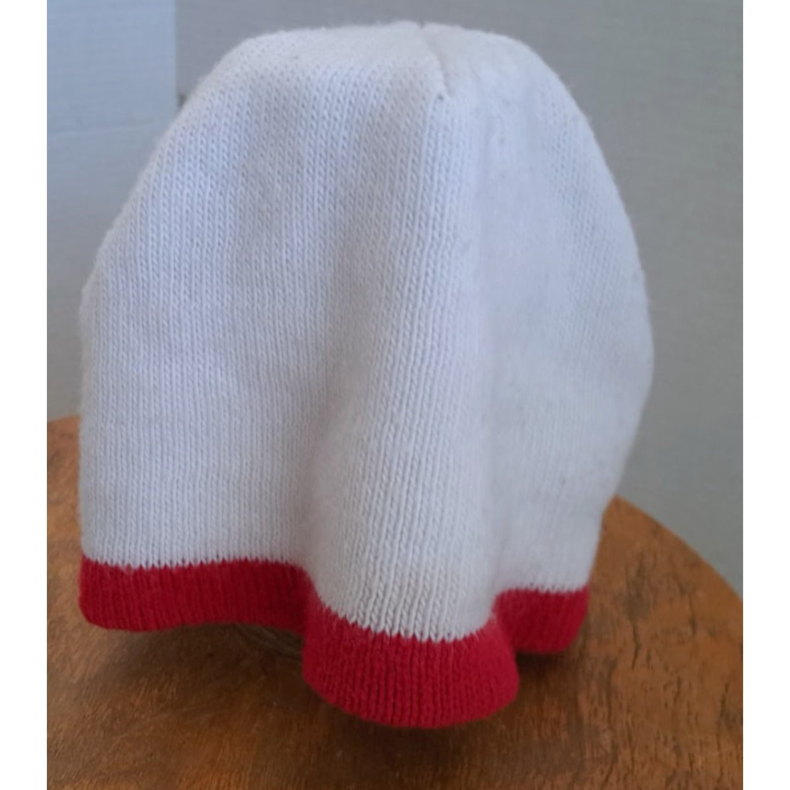 Red Wing VINTAGE Detroit Red Wings Scout Night Beanie Hat Red White Knit Unisex Adults One Size Hockey Winter USA Size ONE SIZE - 2 Thumbnail