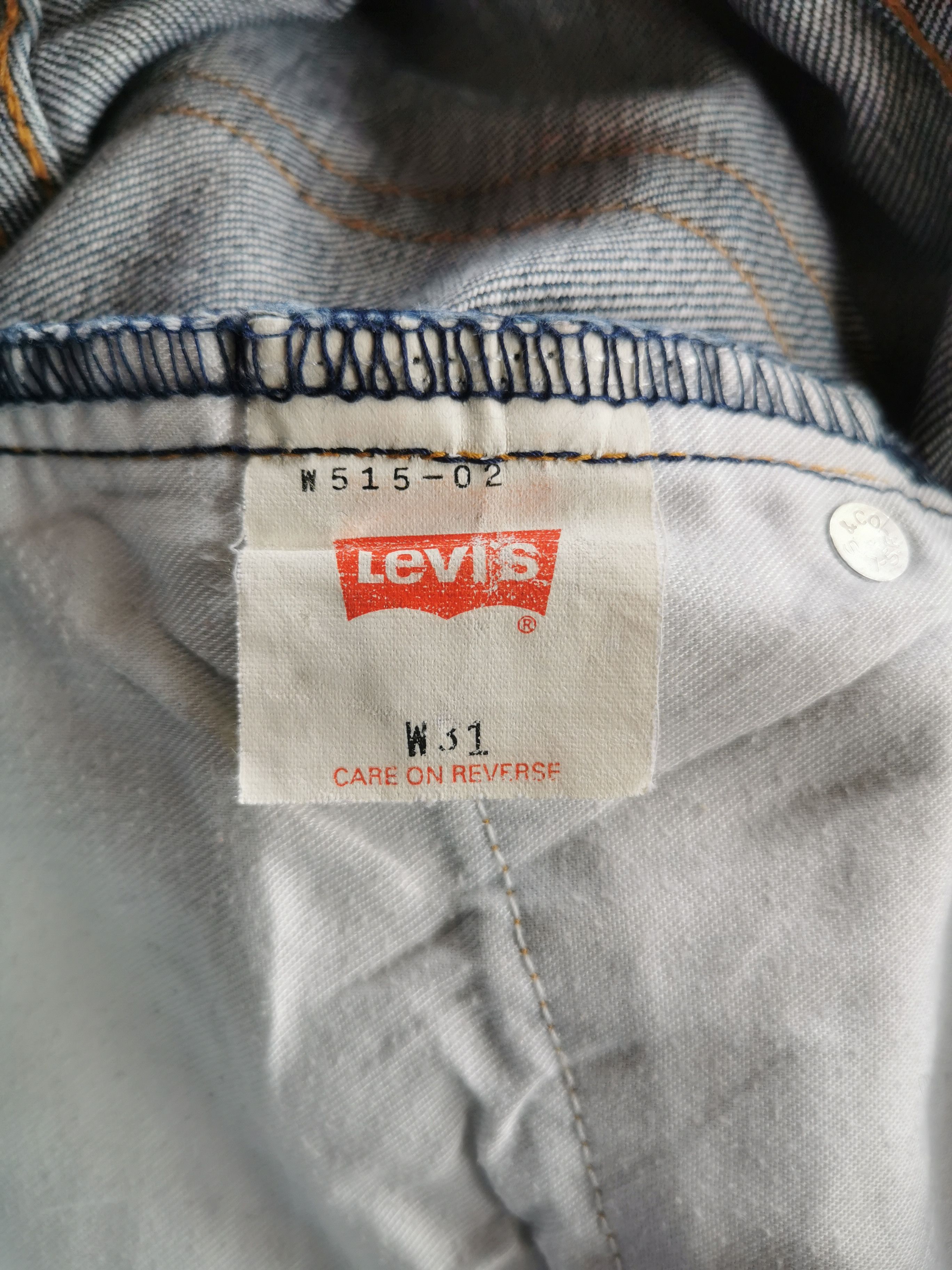 Levi's Size 27x29 Vintage 90s Levi's 515 Indigo Blue Jeans Size 27" / US 4 / IT 40 - 7 Thumbnail