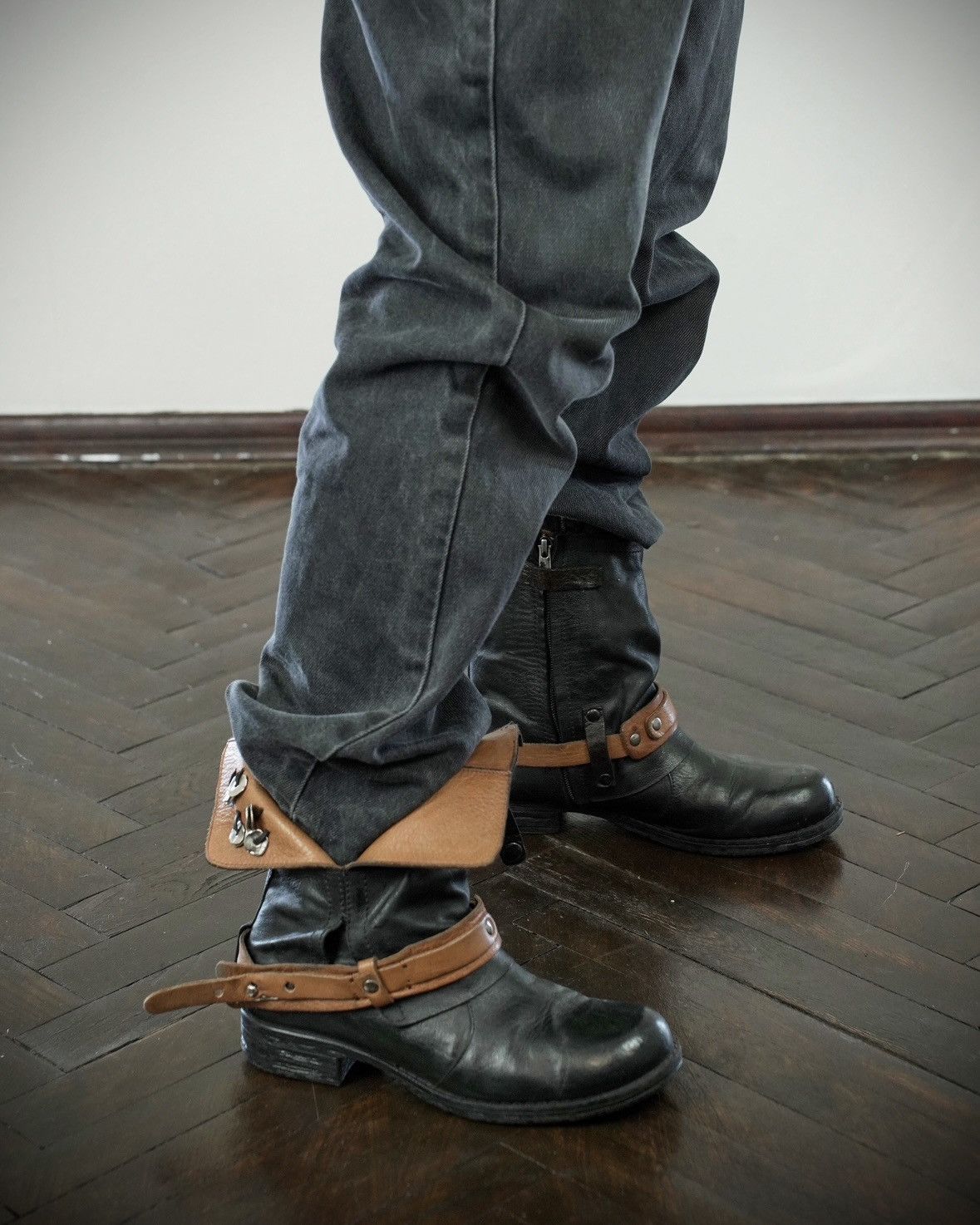 A.S.98 A.S.98 Style Avant Garde Archive Ankle Leather Boots Size US 8 / IT 38 - 4 Thumbnail