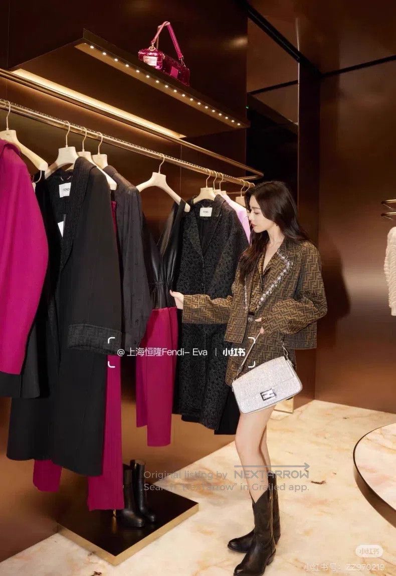 Fendi Fendi Crystal logo jacket Size S / US 4 / IT 40 - 9 Thumbnail