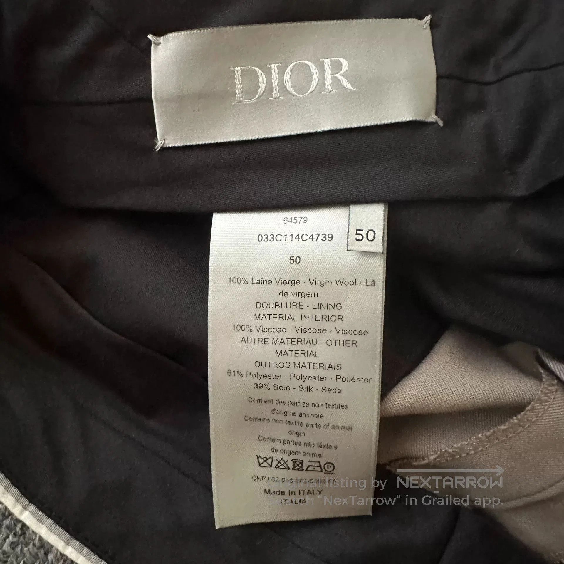 Dior Dior 23SS Khaki Diagonal Buckle Suit Set. Size US XL / EU 56 / 4 - 9 Thumbnail
