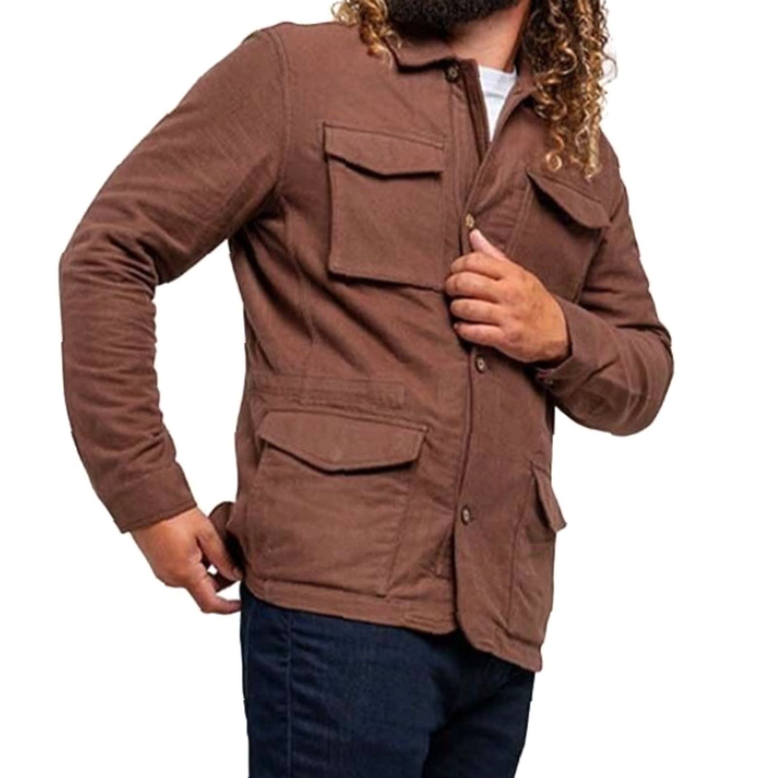Vintage Mugsy Jacket Mens Brown Mahogany L Sz L Grizzlies Charles Vintage Size US L / EU 52-54 / 3 - 2 Thumbnail