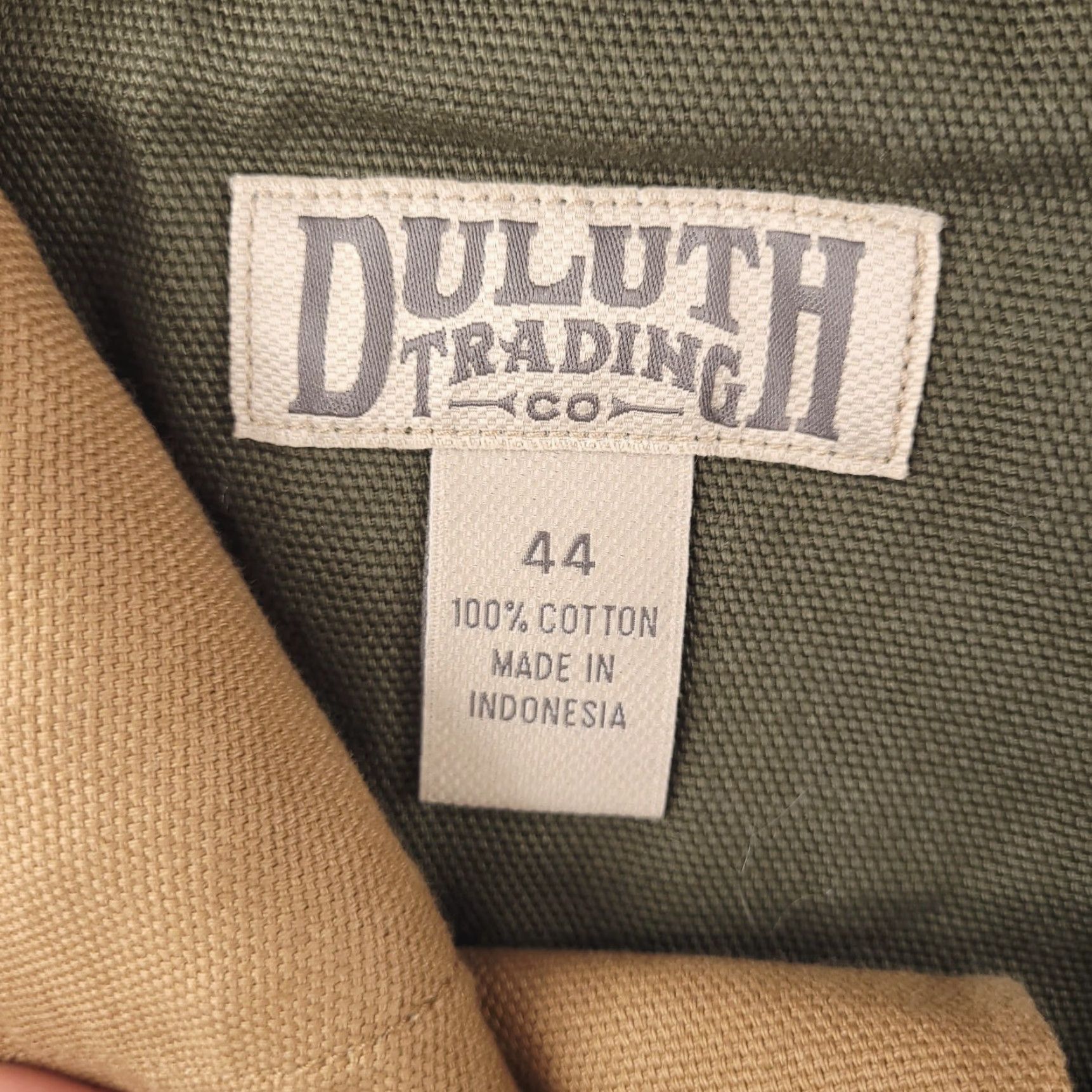 Vintage Duluth Cargo Shorts Mens 44 Green Canvas Cotton THICK Heavyweight Rugged Workwear Pockets Regular Size US 44 / EU 60 - 5 Thumbnail