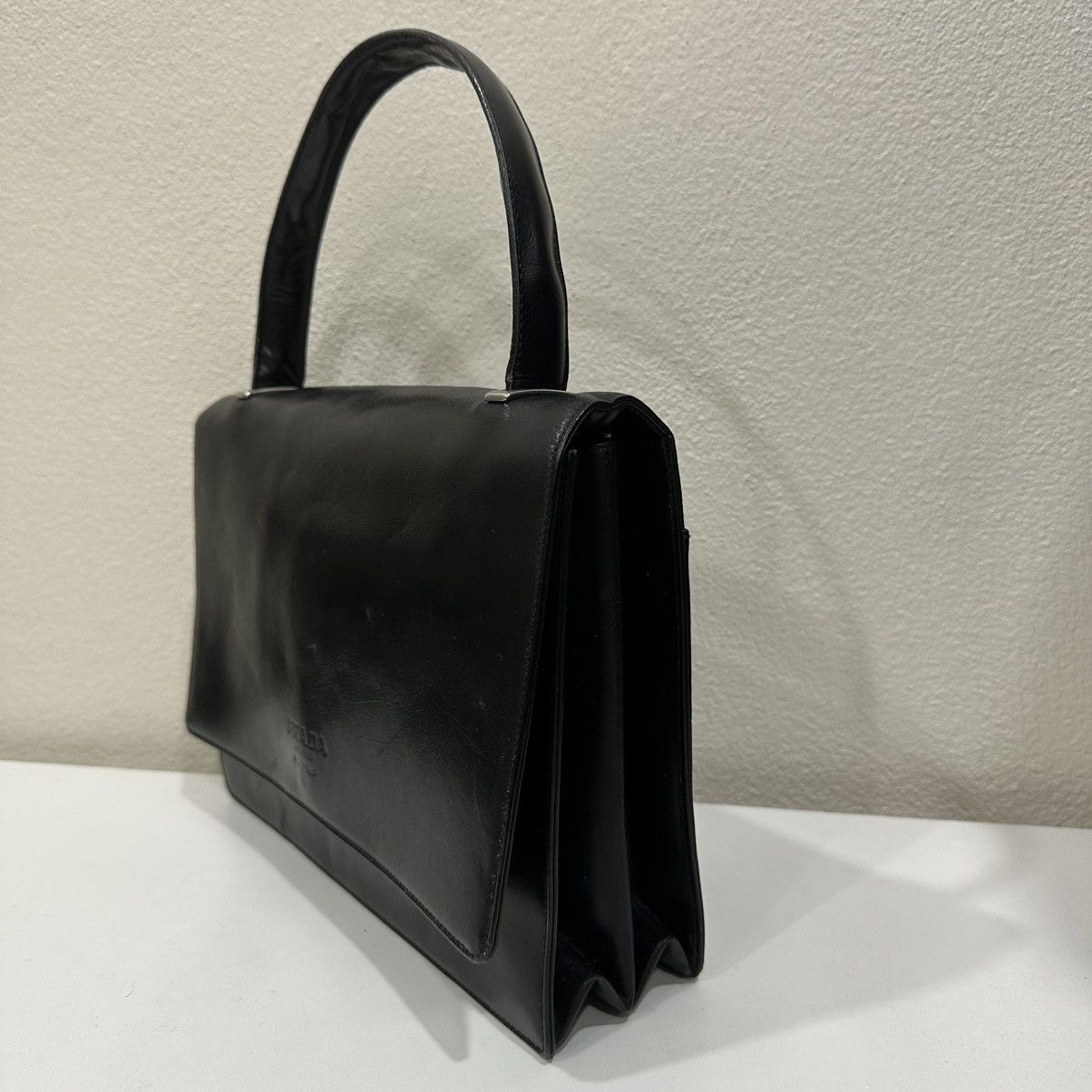 Prada PRADA VITELLO RE-EDITION 1995 TOP HANDLE BAG Size ONE SIZE - 4 Thumbnail