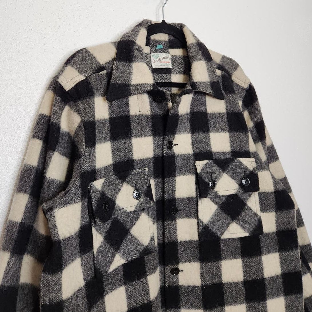 Vintage Vintage Rare Minnesota Woolen Co Weather Wise Plaid Flannel Size US L / EU 52-54 / 3 - 2 Thumbnail
