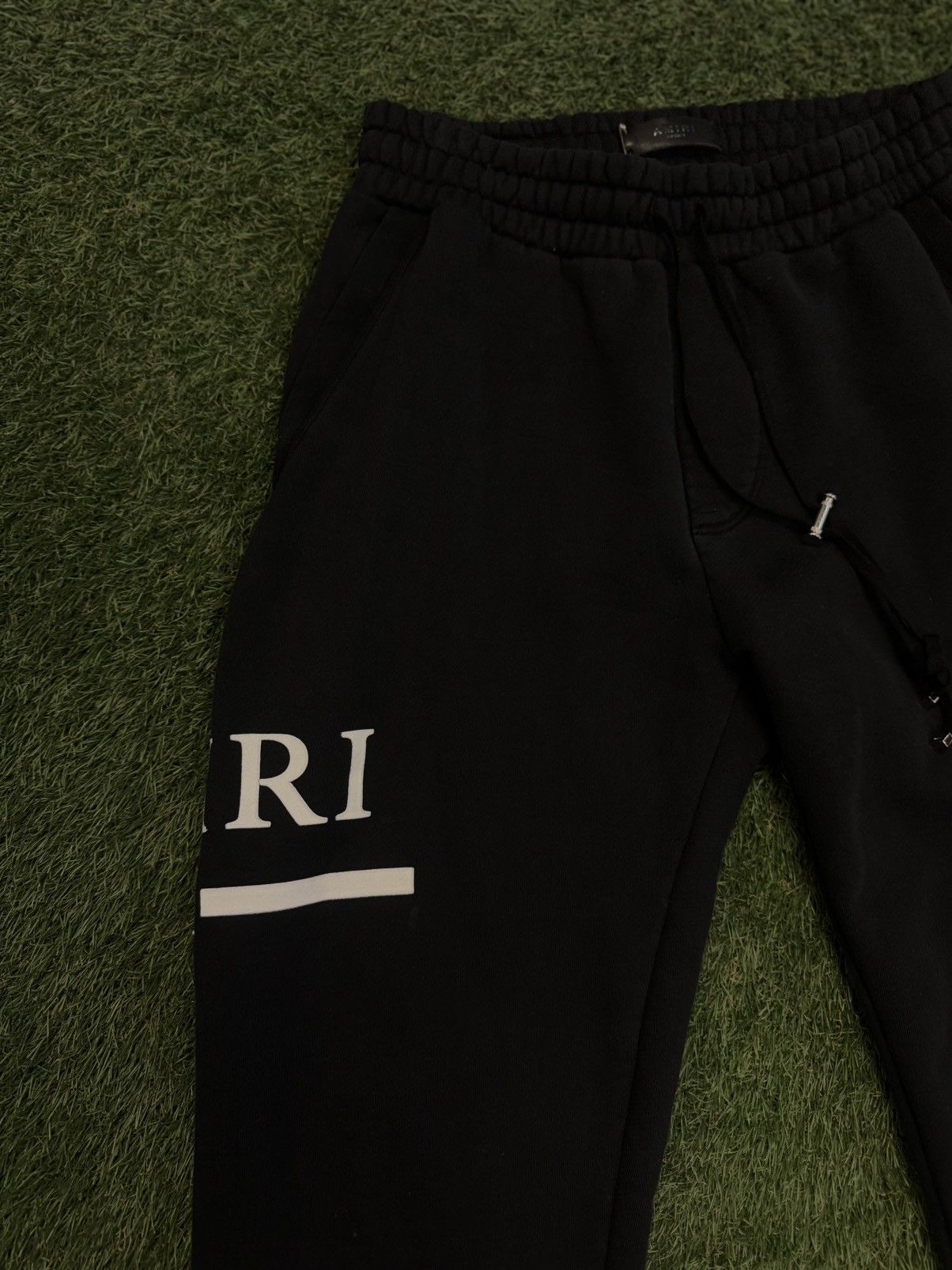 Amiri Amiri Sweatpants Black White Size Medium 🧼 Size US 31 - 4 Thumbnail