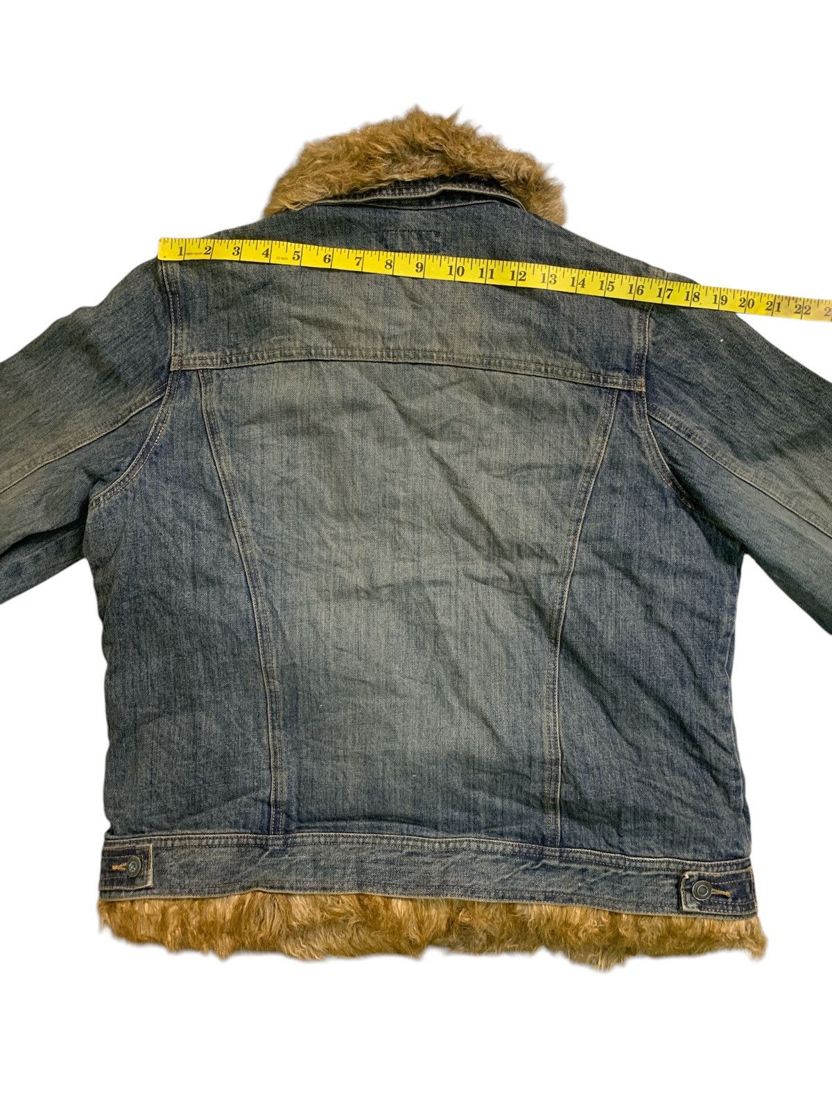 Japanese Brand Rare Design Vintage Lip Make Truckers Denim Jacket Size L / US 10 / IT 46 - 10 Thumbnail
