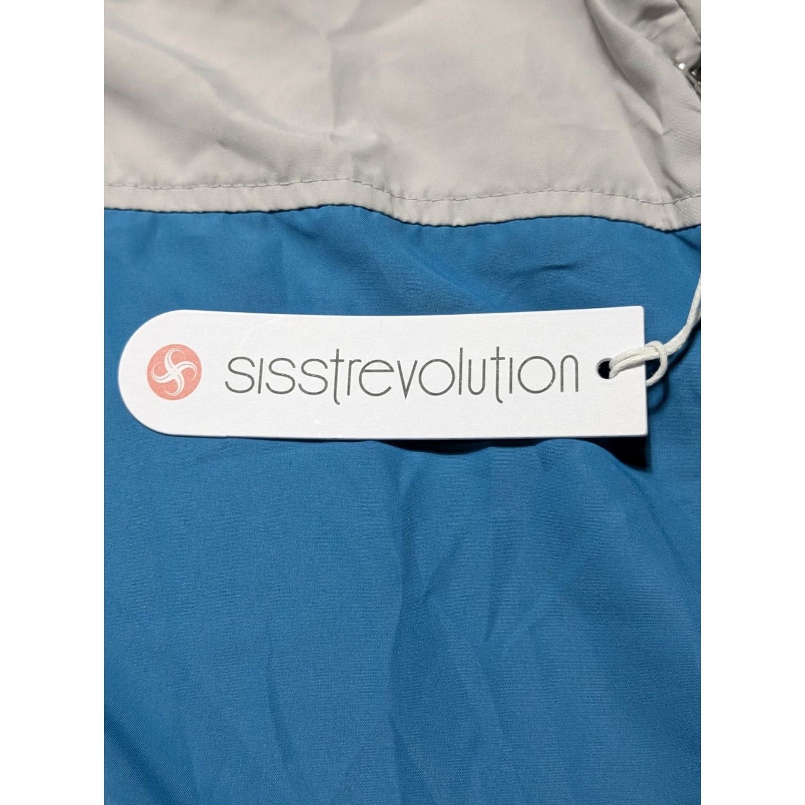 Vintage SISSTREVOLUTION Respect The Sea Blue 1/4 Zip Hooded Windbreaker - Women Small Jacket, Windbreaker, Hooded, Blue, XS? Size S / US 4 / IT 40 - 7 Thumbnail