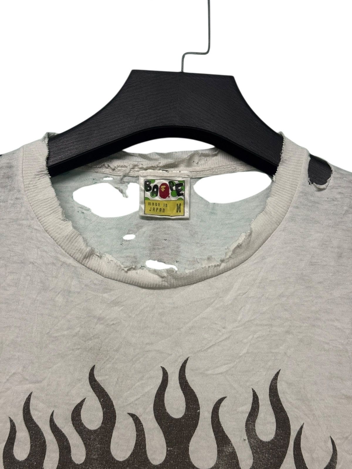 Bape BAPE FLAME DAMAGE DESTROYED L SIZE Size US M / EU 48-50 / 2 - 6 Thumbnail