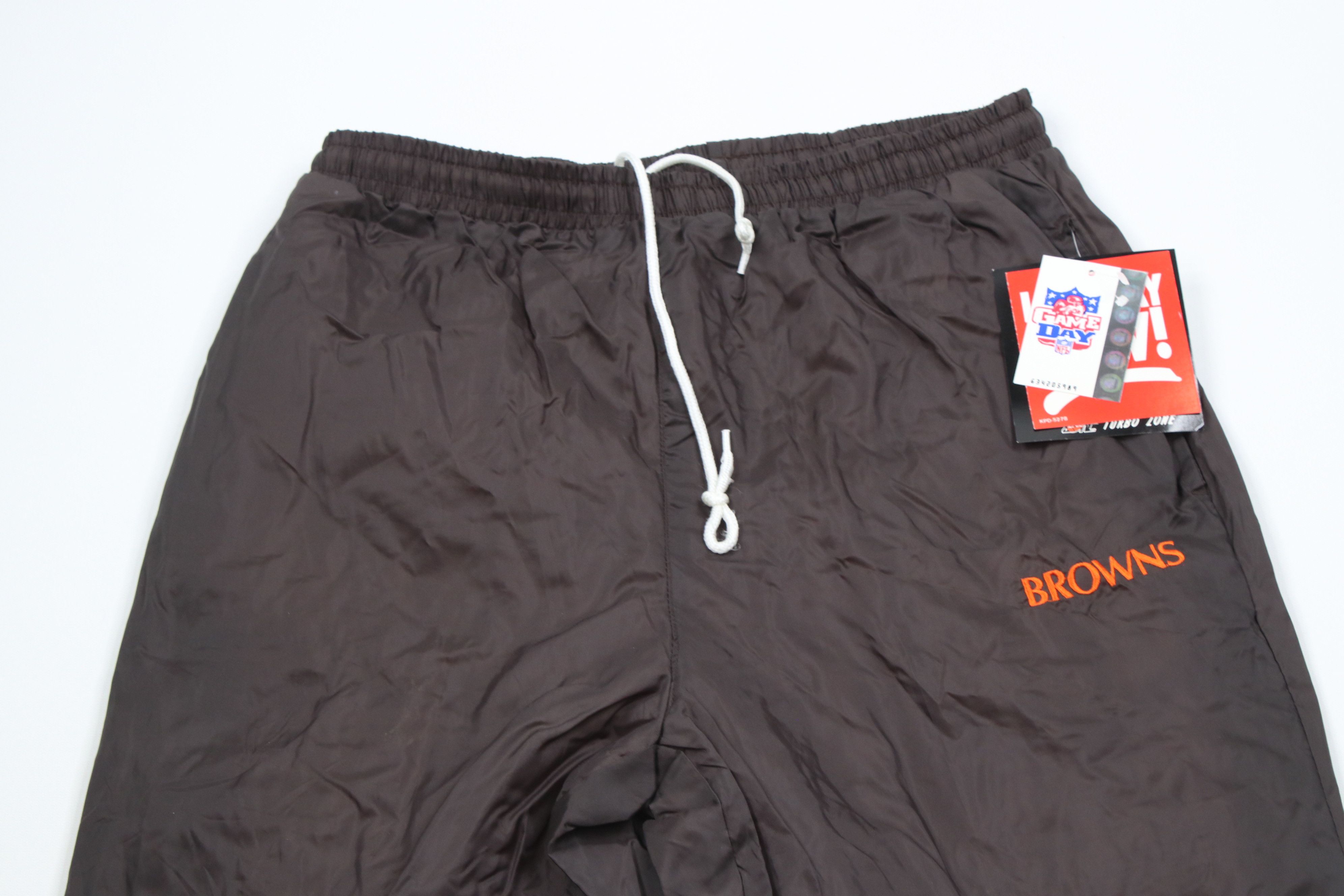Vintage Deadstock Vintage 90s Browns Football Lined Joggers Pants Size US 36 / EU 52 - 2 Thumbnail