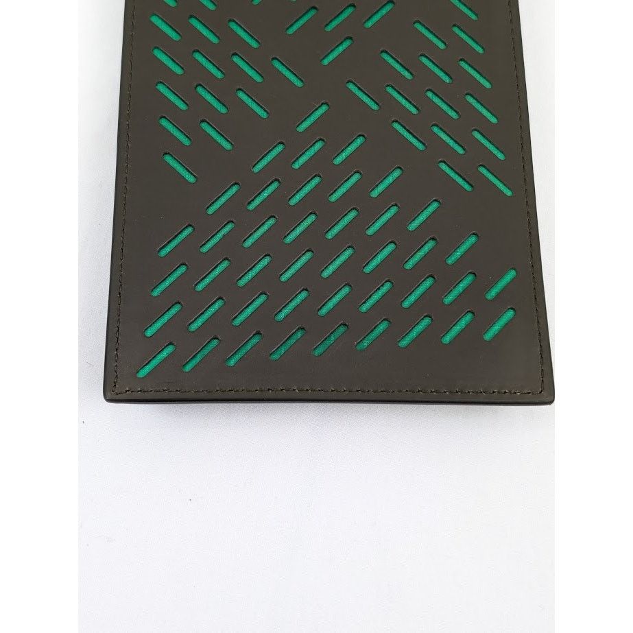 Bottega Veneta o1rshd1 Q:3 / Size: OS / Paper Calf Perforated Case in Kaki Size ONE SIZE - 4 Thumbnail
