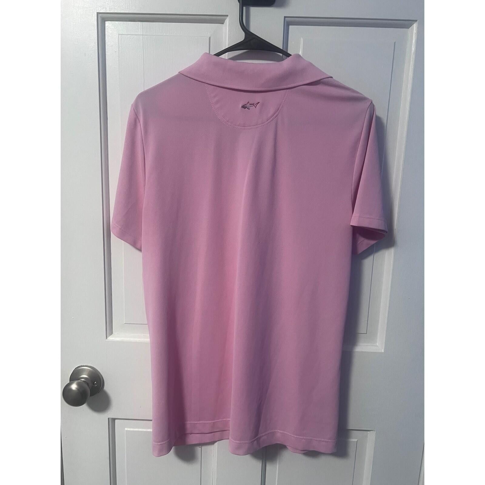 Greg Norman Greg Norman Polo Shirt Women XL Pink Play Dry Short Sleeve Size ONE SIZE - 2 Thumbnail