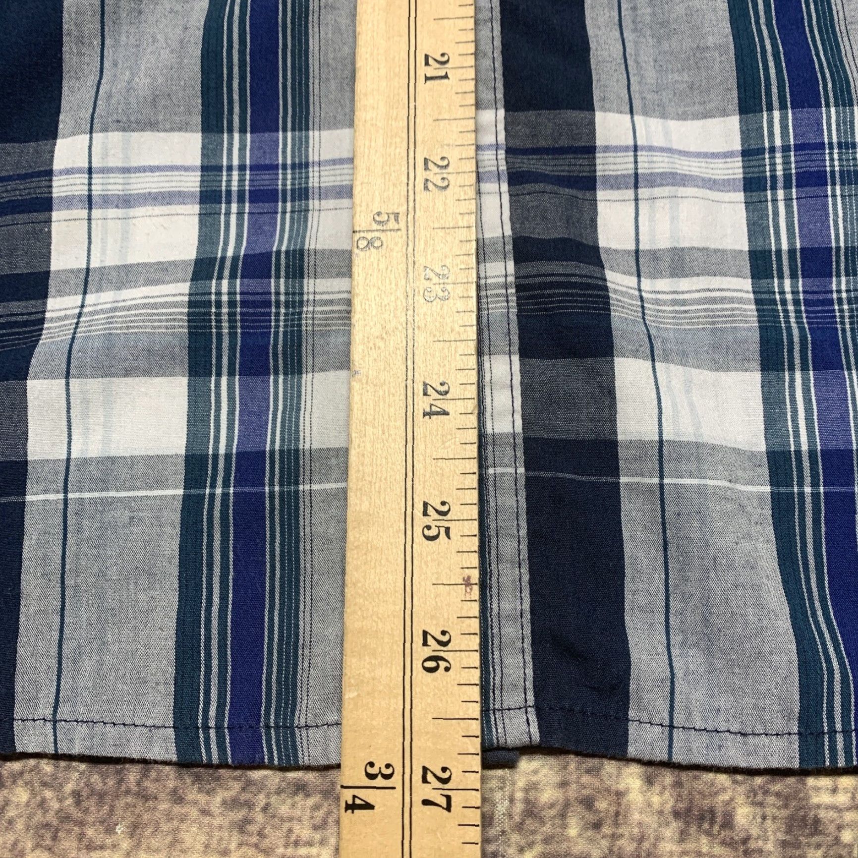 Levi's Levi's Shirt Button-Up 2 Front Pockets XL Blue Multi-Color Plaid Men’s Regular Size XL Mens Size US XL / EU 56 / 4 - 7 Thumbnail