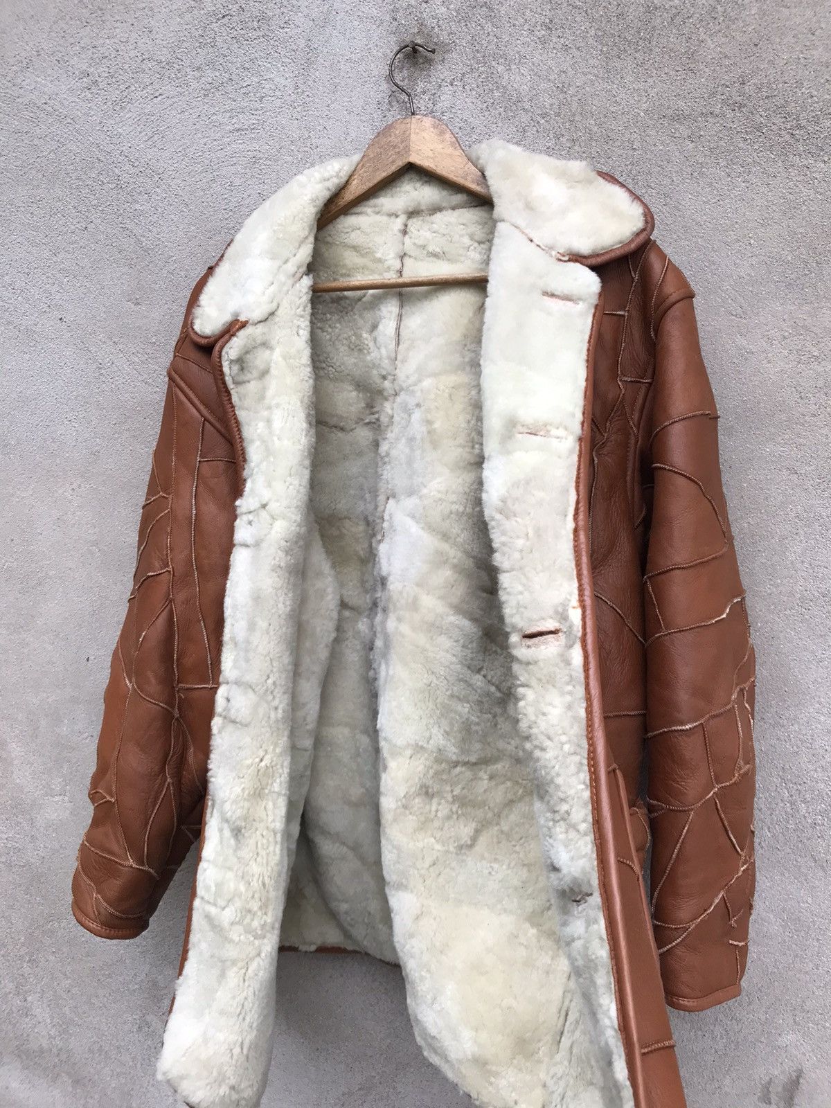 Genuine Leather GENUINE LEATHER FUR SHERPA JACKET Size US L / EU 52-54 / 3 - 14 Thumbnail