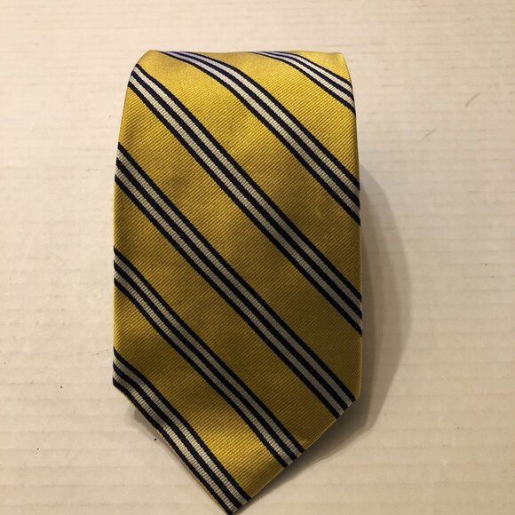 J.Crew J.crew men's new gold silk tie 3 3/4" X 58 1/2" Size ONE SIZE - 1 Thumbnail