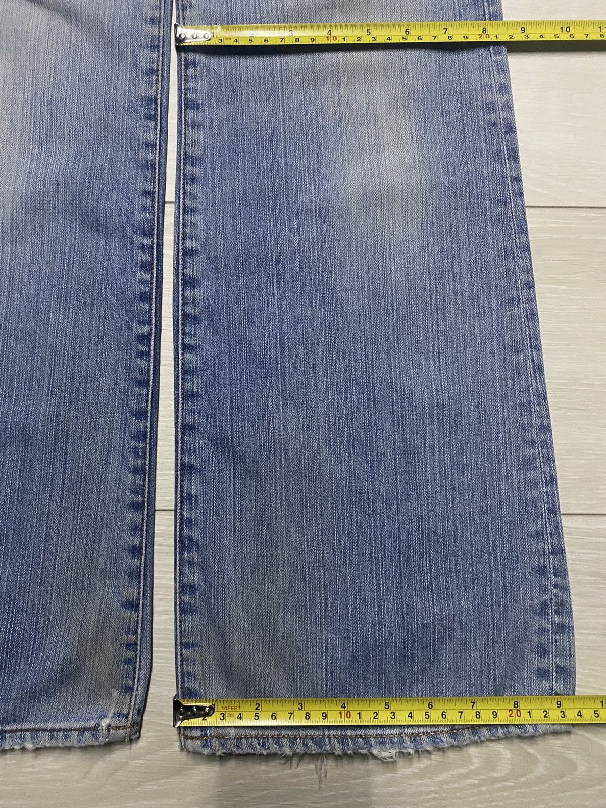 Uniqlo Vintage Japanese Brand Uniqlo Streetwear Flare Jeans Size US 28 / EU 44 - 11 Thumbnail