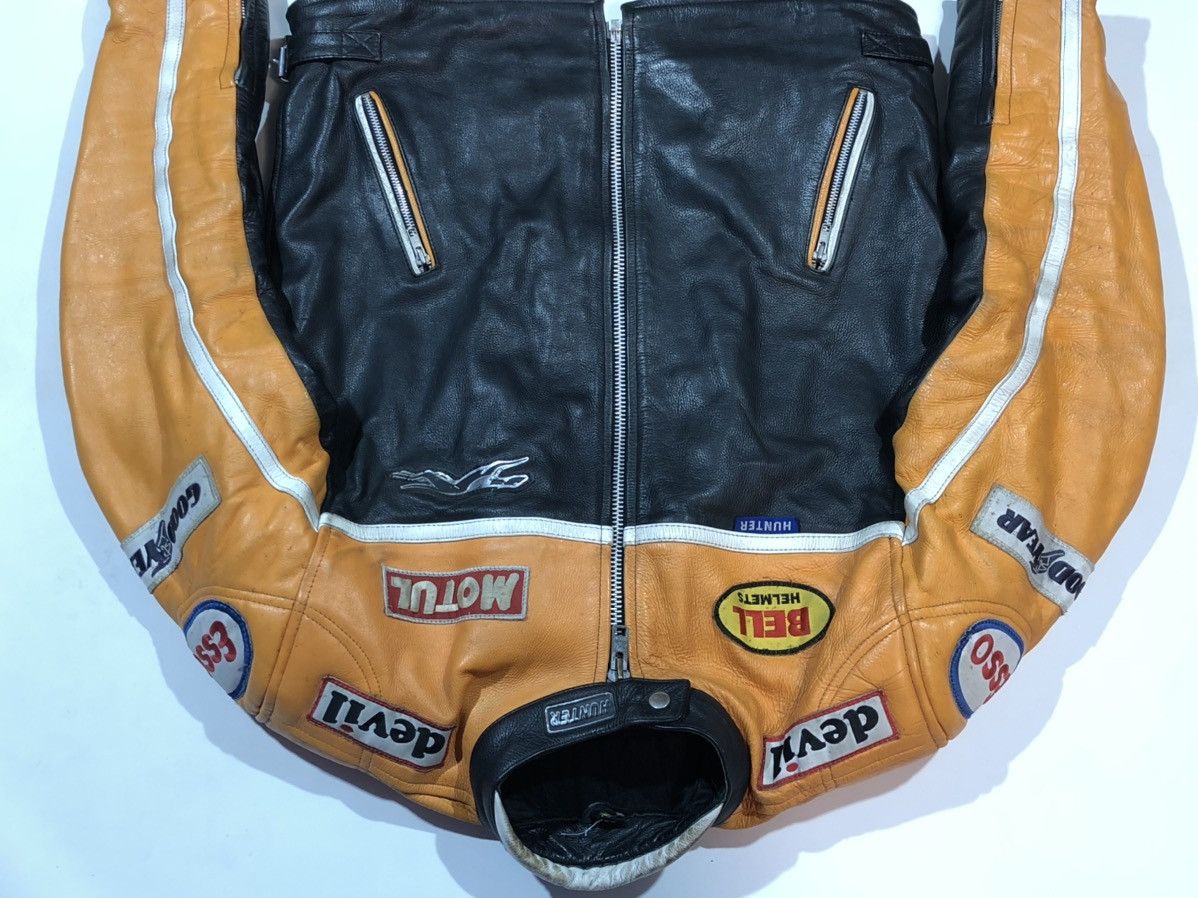 Ferrari × Honda × Yamaha Hunter Motorcycle Leather Jacket Racing Size US XL / EU 56 / 4 - 11 Thumbnail