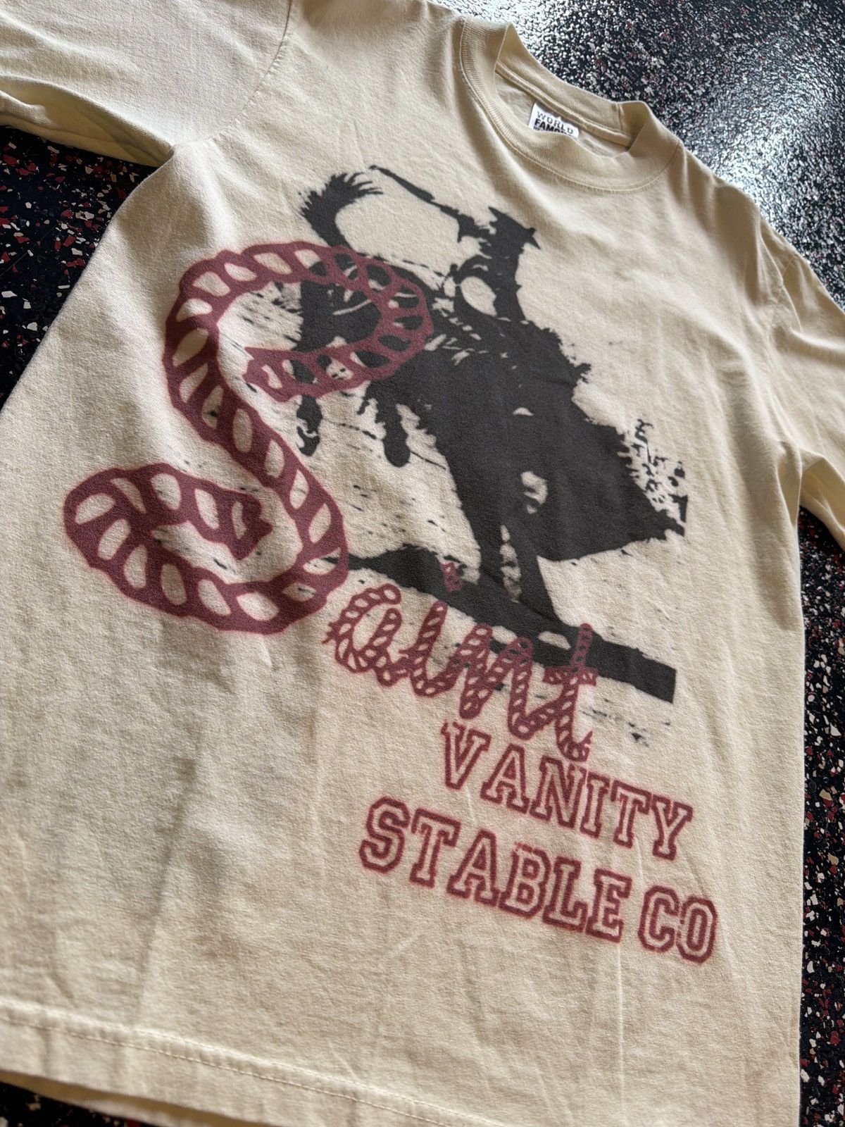 Saint Vanity Saint Vanity Cream Stable Tee Size US XL / EU 56 / 4 - 3 Thumbnail