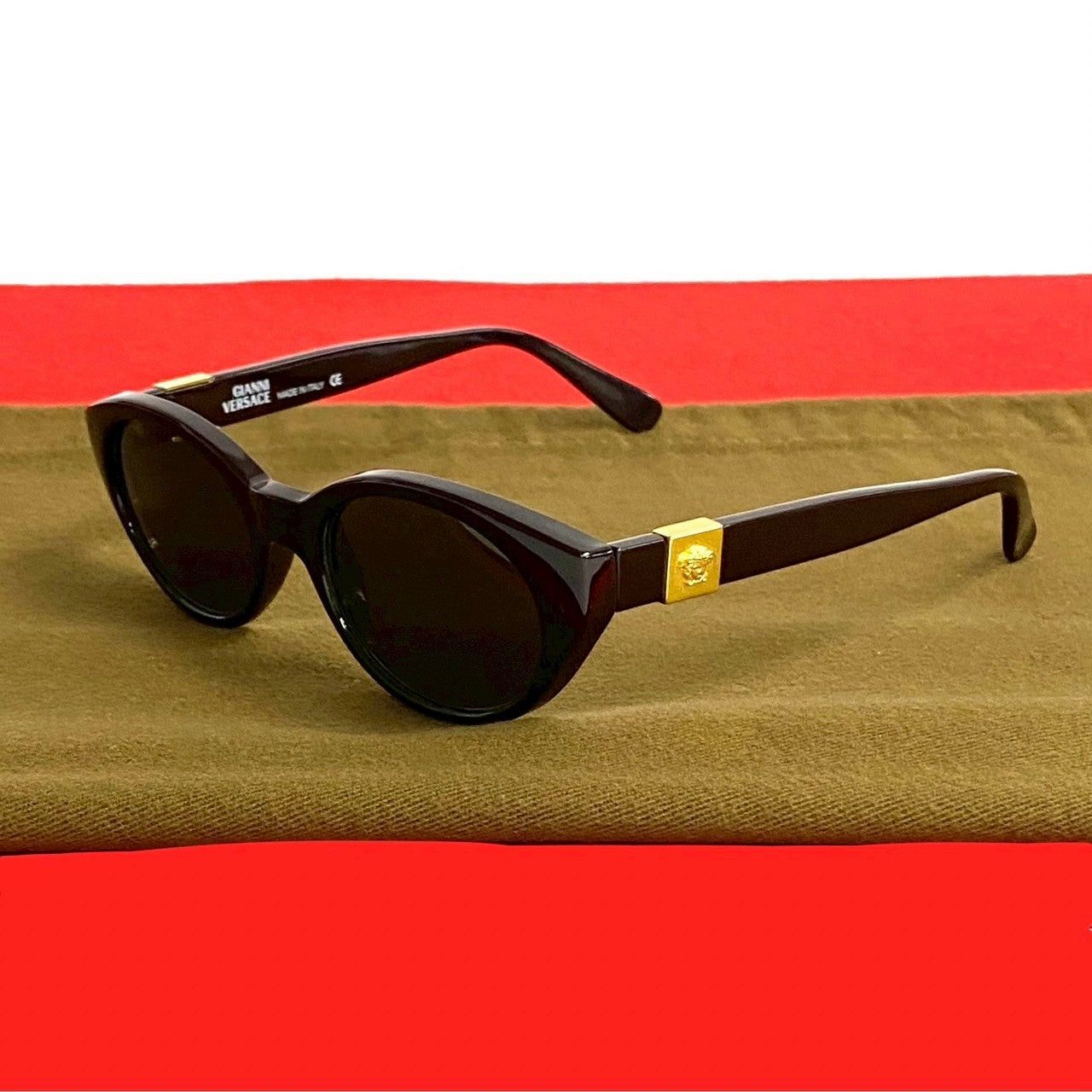 Versace Versace Sunglasses Brown Plastic Size ONE SIZE - 1 Thumbnail