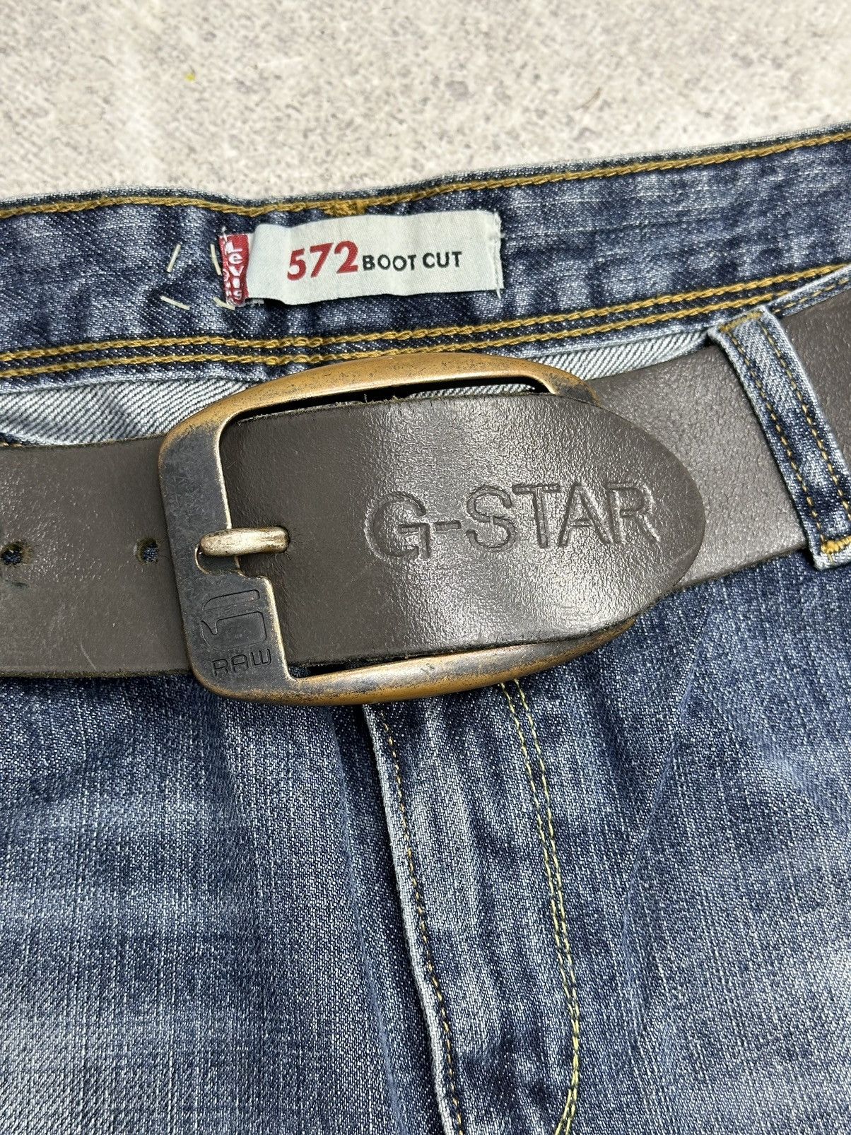 G-Star Vintage B.B Simon Leather Belts Hysteric Glamour Diesel Y2K Size ONE SIZE - 8 Thumbnail