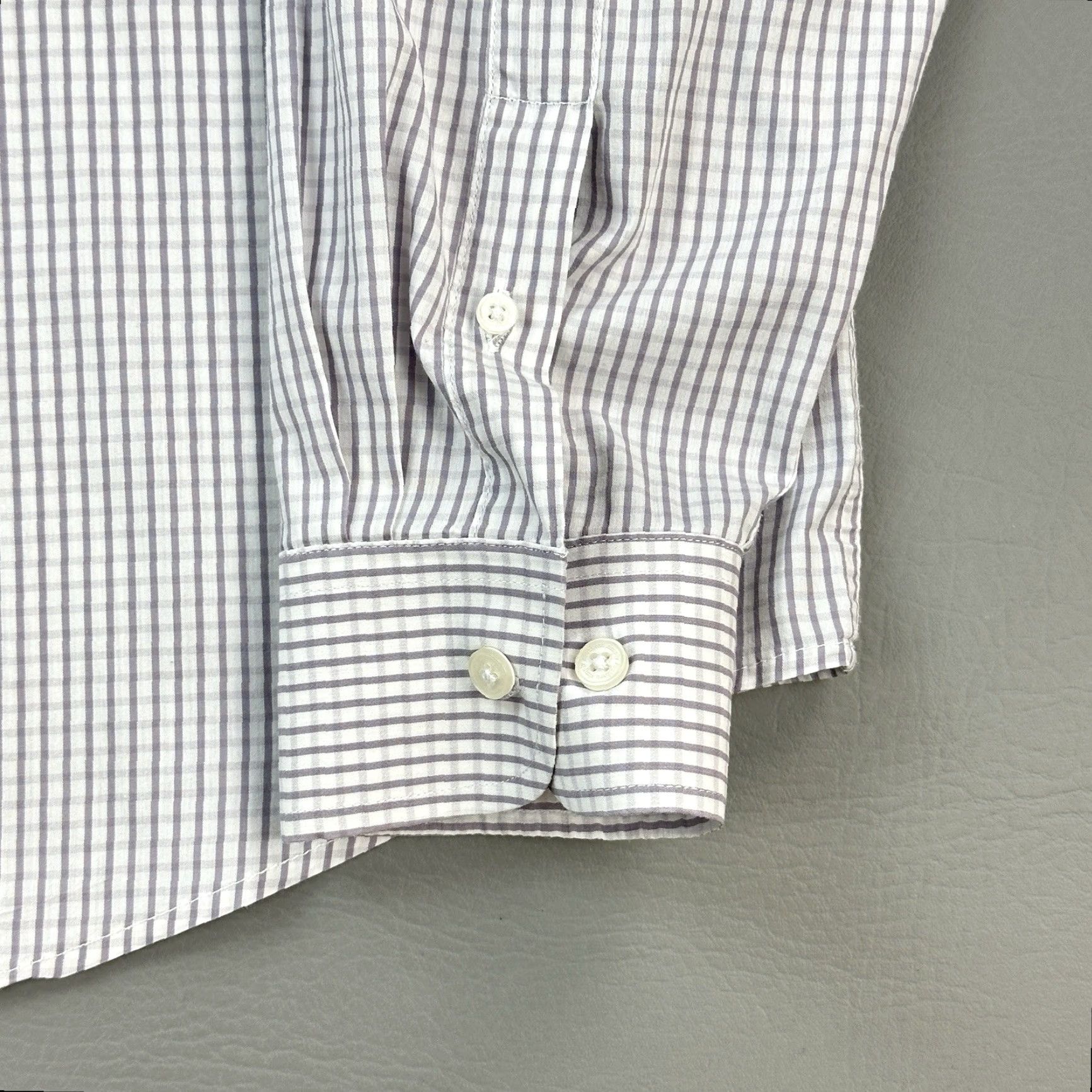 Vintage Simply Southern Shirt Mens 2XL White Check Long Sleeve Stretch Turtle Logo Preppy Size US XXL / EU 58 / 5 - 3 Thumbnail