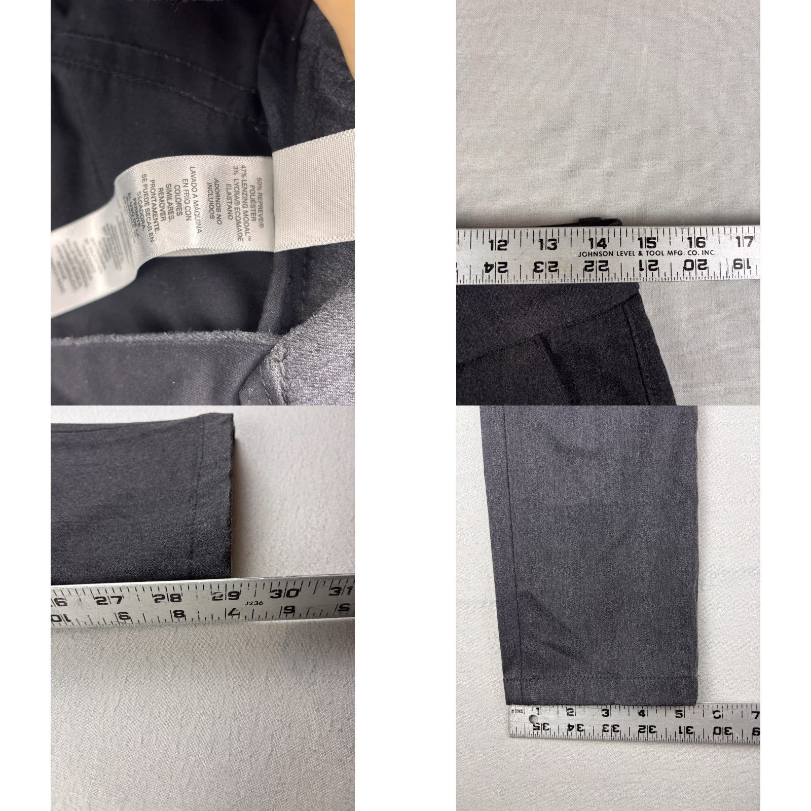 DUER DU/ER Pants Men’s 29x32 Black Performance Gusset Grip Smart Stretch Trouser Shirt? Size US 29 - 8 Thumbnail
