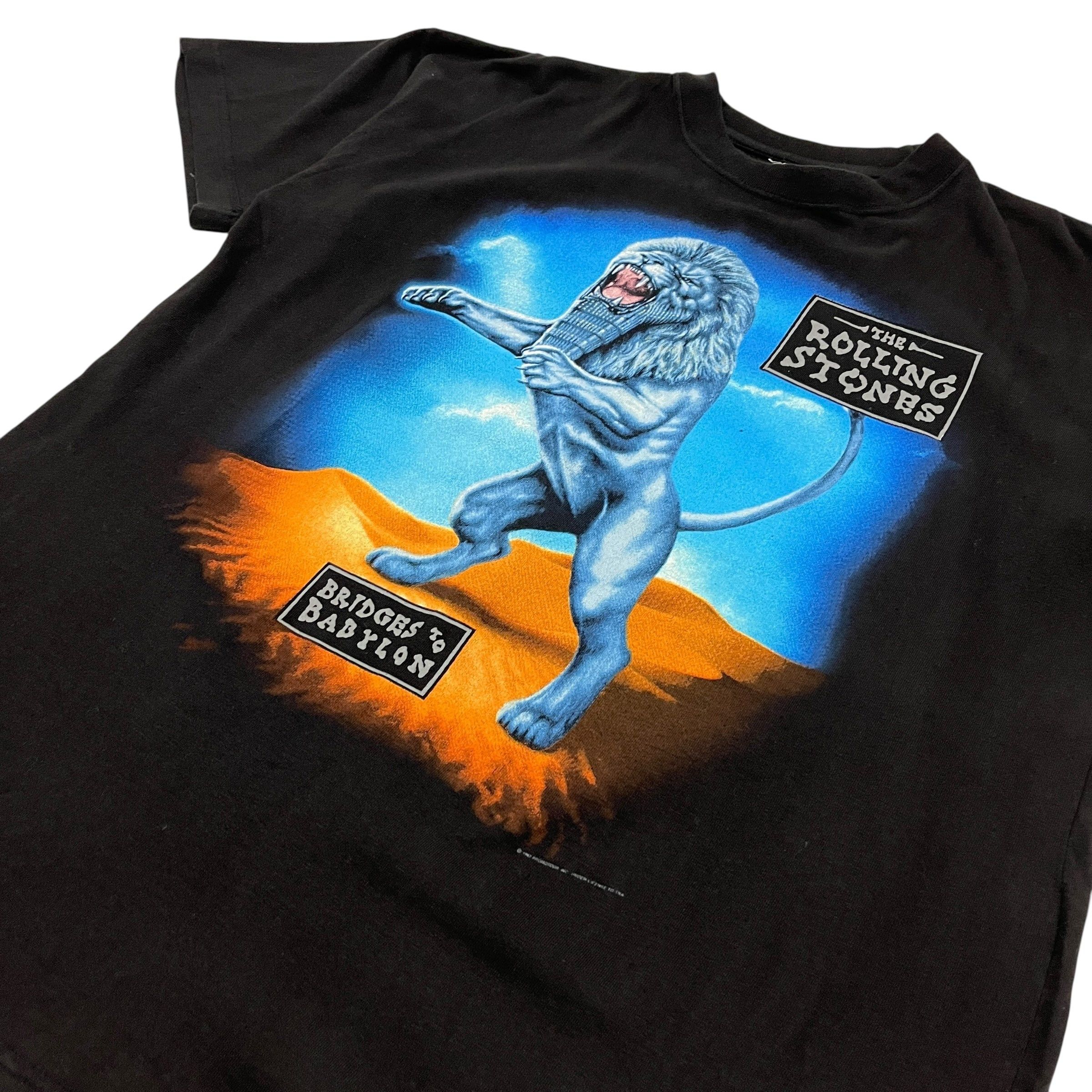 The Rolling Stones New 1997 The Rolling Stones Bridges To Babylon Tour Tee Size US L / EU 52-54 / 3 - 3 Thumbnail