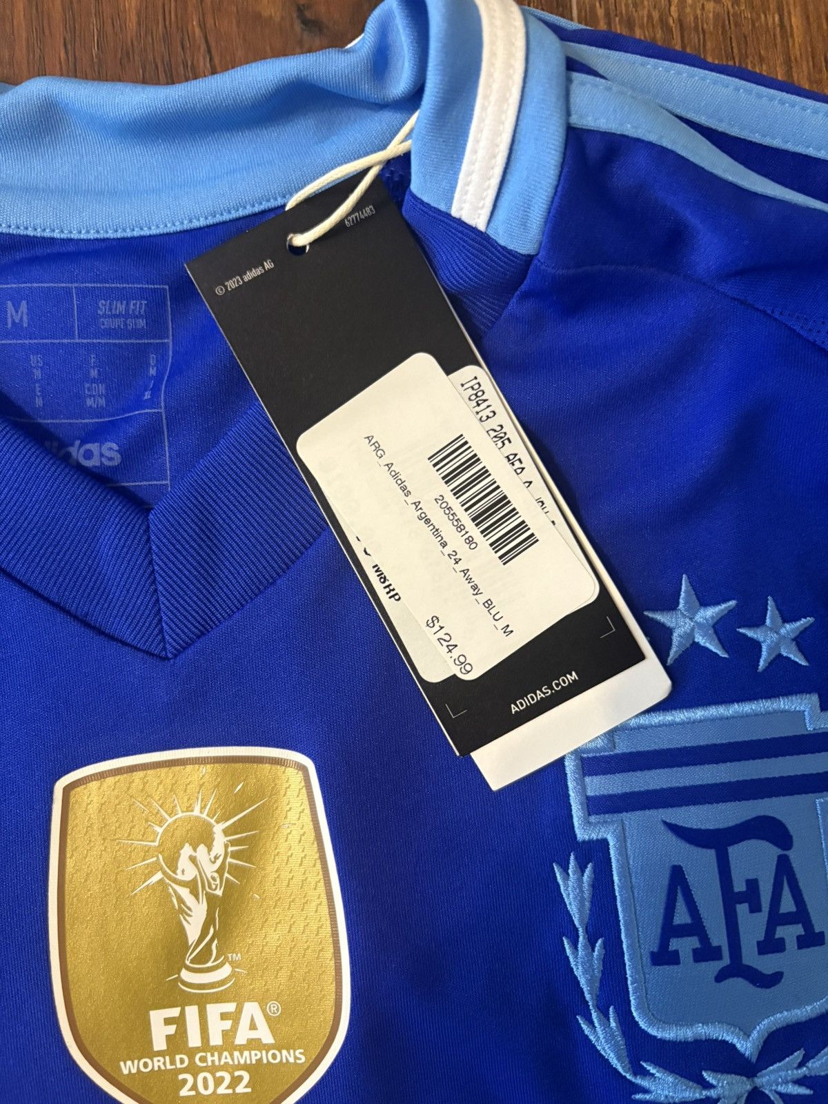 Adidas ARG Adidas Argentina 24 Away blue Size US M / EU 48-50 / 2 - 5 Thumbnail