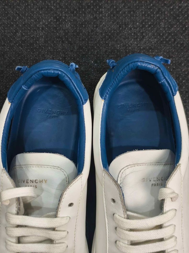 Givenchy Givenchy Classic White Sneakers, Blue and White, Size 42 Size US 9 / EU 42 - 4 Thumbnail