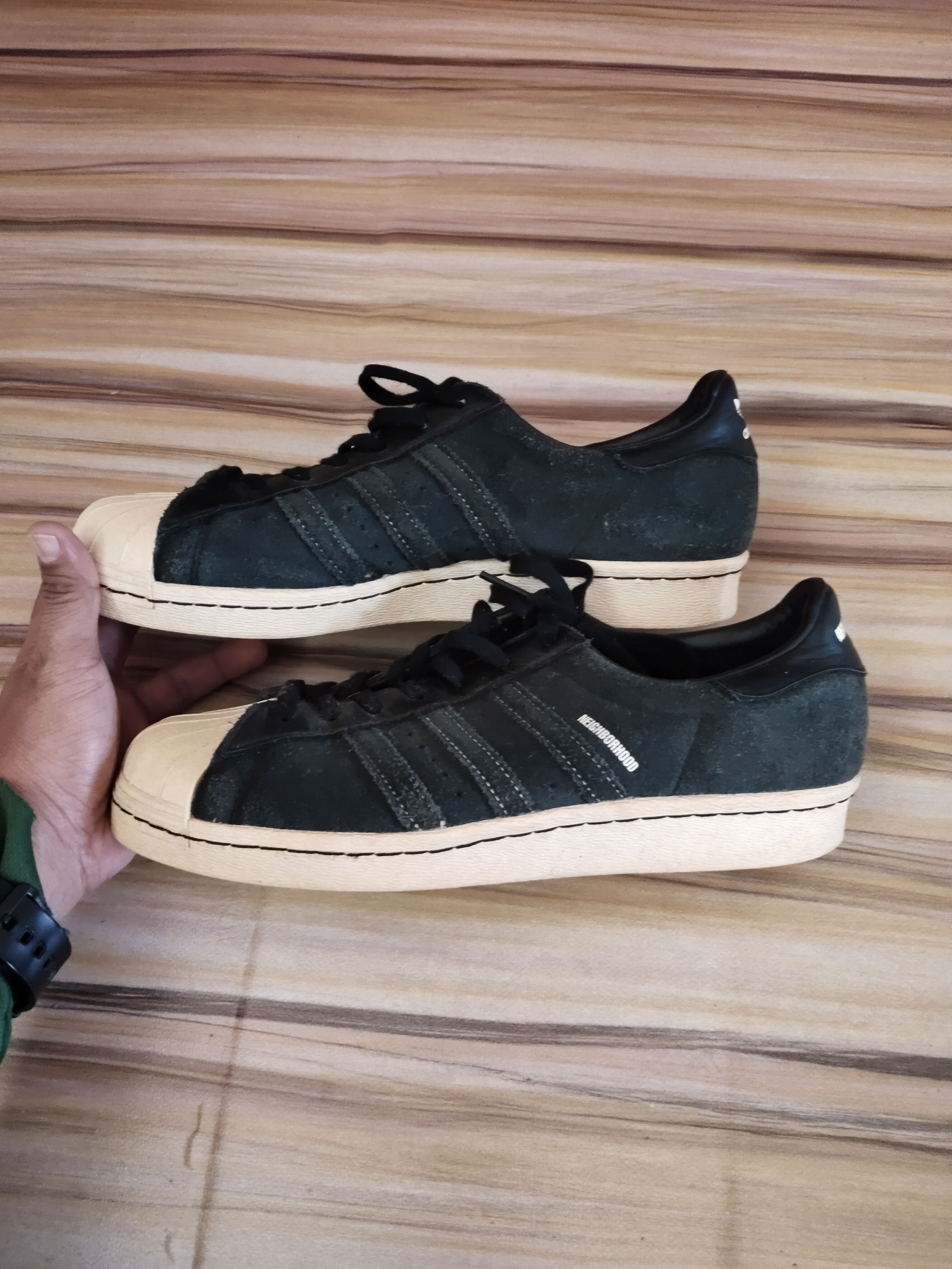 Adidas × Neighborhood ADIDAS x NEIGHBORHOOD Suede Leather Sneaker Size US 8.5 / EU 41-42 - 4 Thumbnail