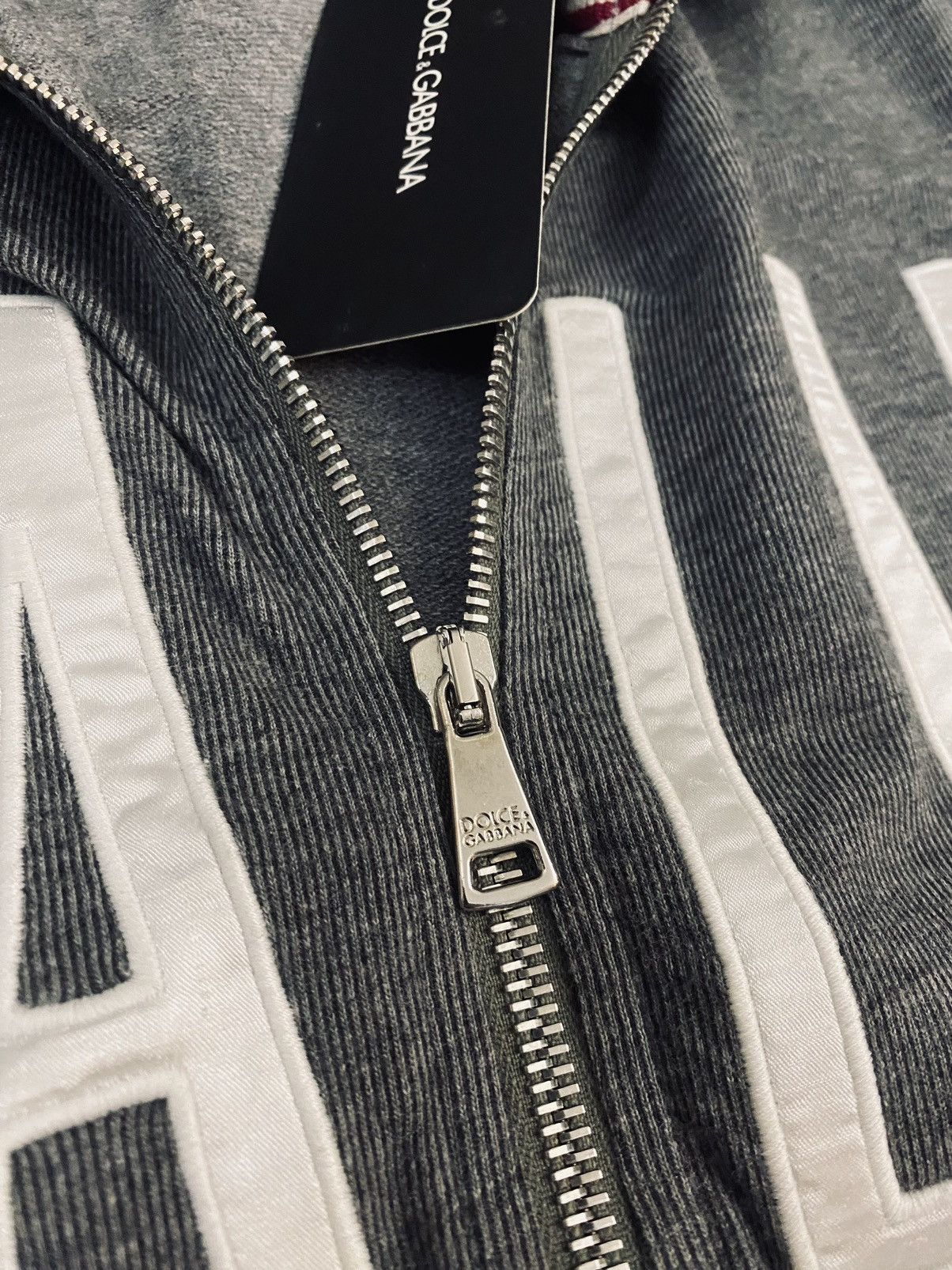 Dolce & Gabbana Dolce & Gabbana 🇮🇹 grey Italia logo plate cardigan 58 NEW Size US XXL / EU 58 / 5 - 6 Thumbnail