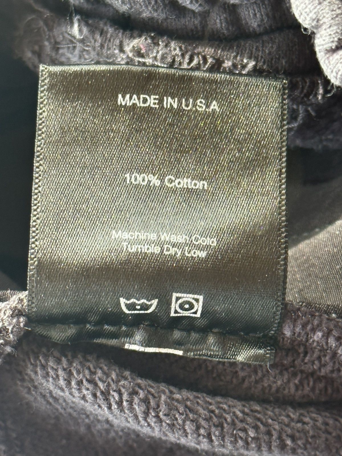 Rhude Black and Gray Cargo Sweatpants