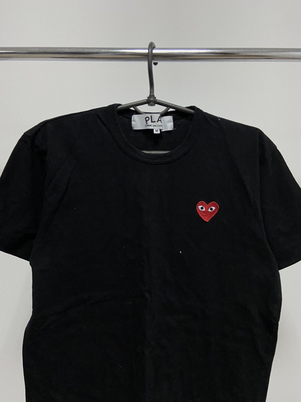 Comme des Garcons PLAY × Japanese Brand × Vintage Play Come Des Garcons Vintage T Shirt Japanese Heart Logo Size US M / EU 48-50 / 2 - 2 Thumbnail