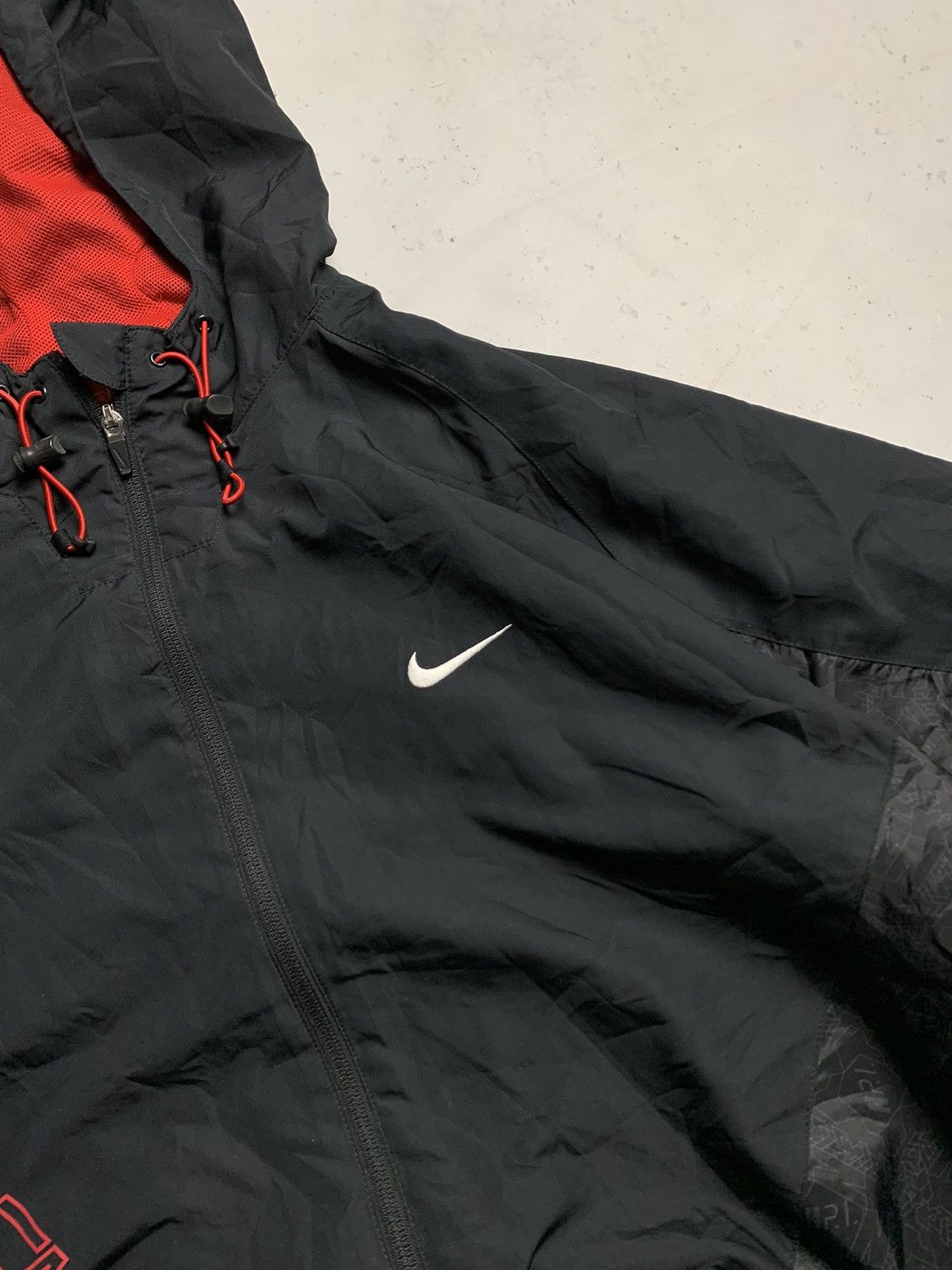 Nike Vintage Nike Swoosh Premier Nylon Jacket XL Size US XL / EU 56 / 4 - 4 Thumbnail