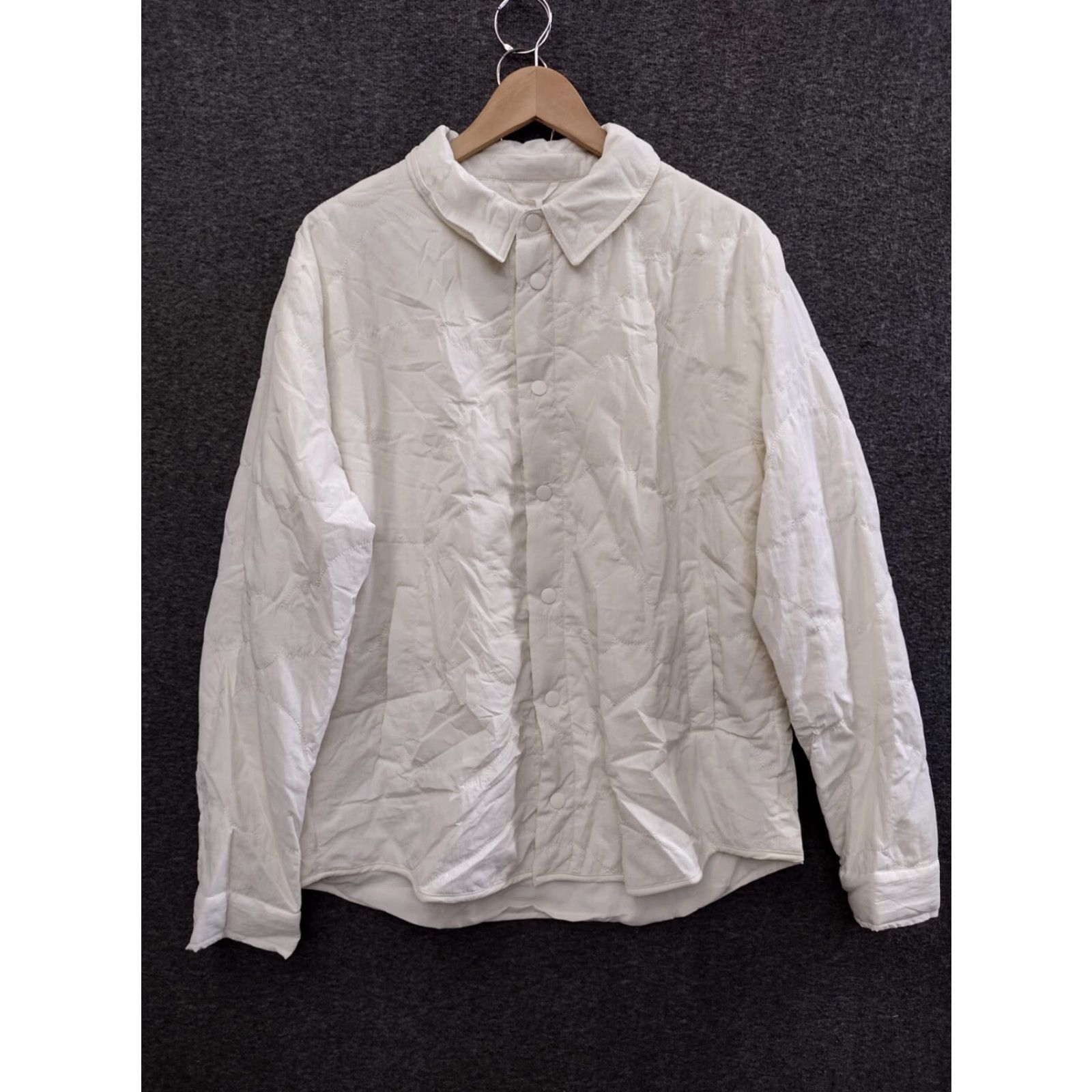 Vintage Stylus x LaDarius Campbell Men's Jacket Casual Rain Coat Short Mid-Length Ivory Pockets XS/S Size US S / EU 44-46 / 1 - 2 Thumbnail