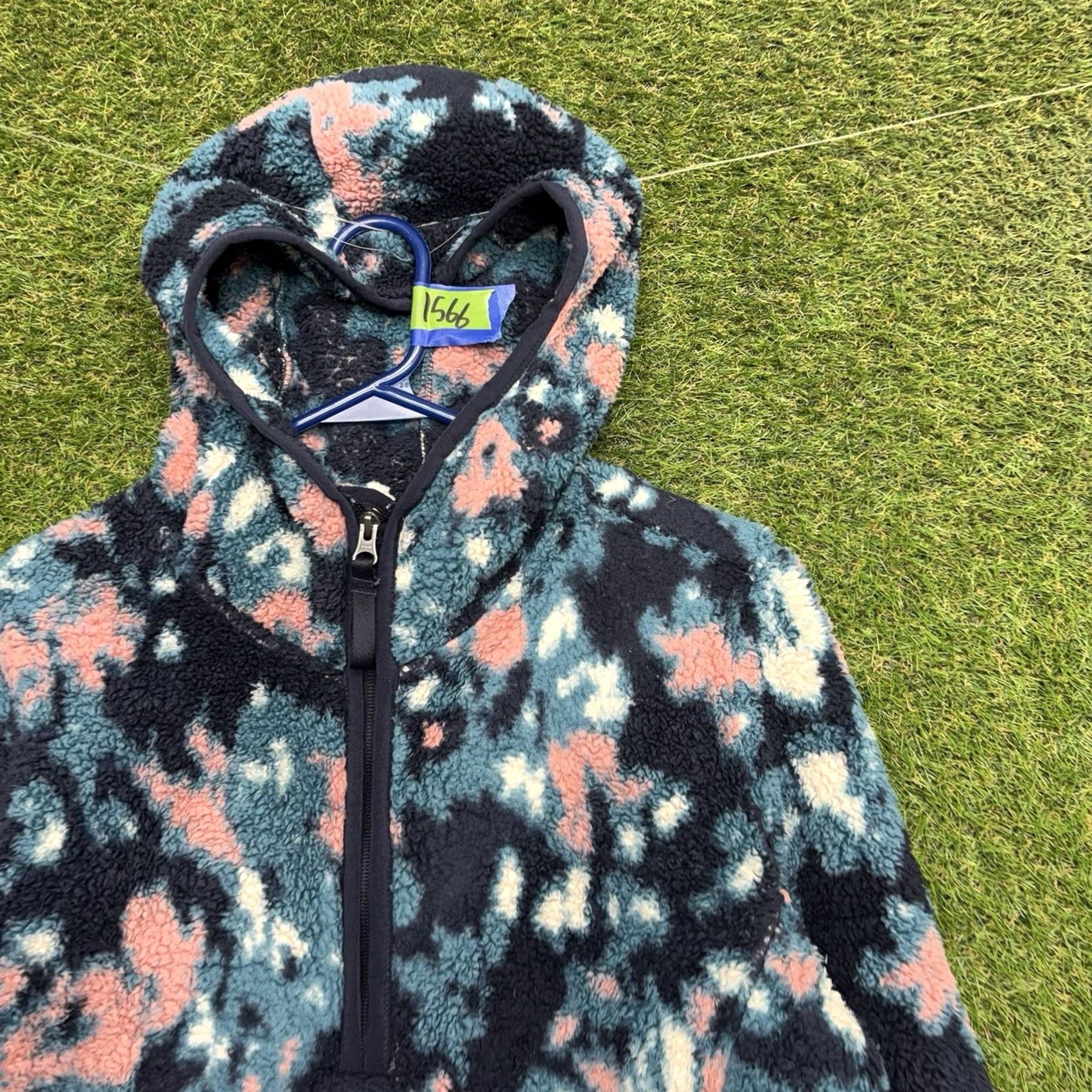 The North Face The North Face Campshire Aztec Fleece Hooded Anorak Jacket Womens M Blue Size M / US 6-8 / IT 42-44 - 4 Thumbnail