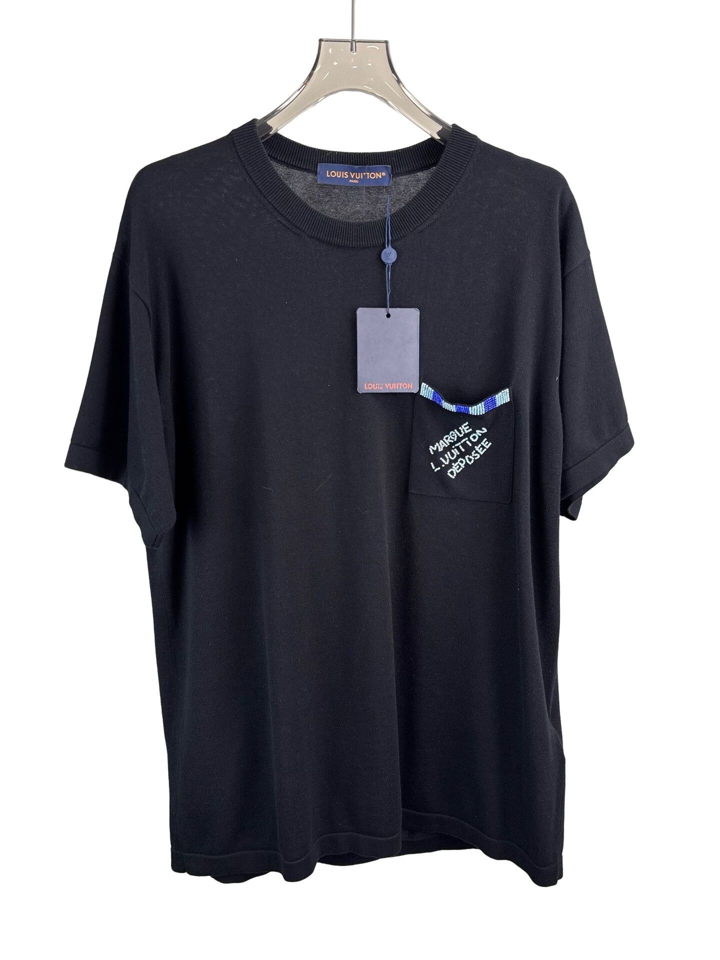 Louis Vuitton Louis Vuitton Beaded Pocket Knit T-Shirt XL Size US XL / EU 56 / 4 - 1 Thumbnail