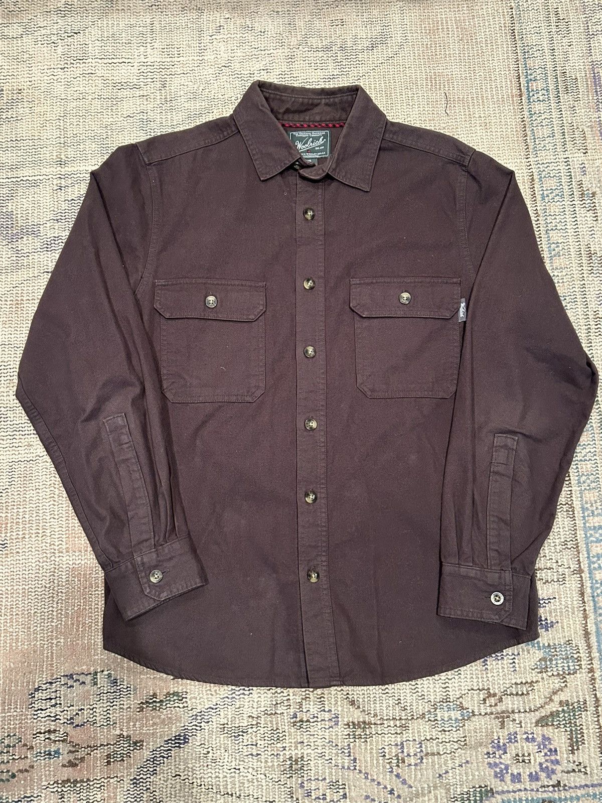 Woolrich Woolen Mills Flannel Button Up Shirt Size US M / EU 48-50 / 2 - 1 Thumbnail